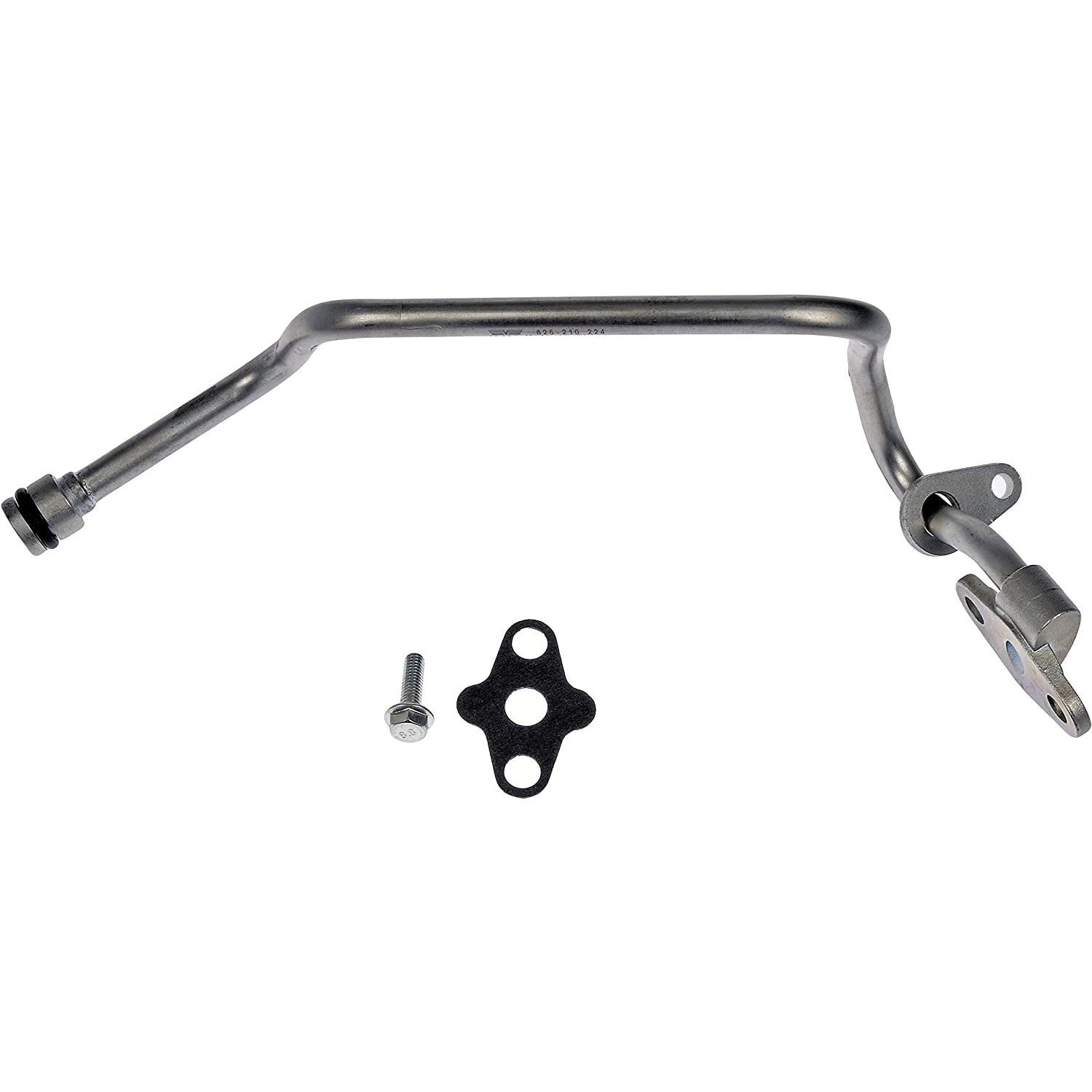 625-210 OE Solutions Series Turbocharger Oil Line - Sold individually - Dorman 625-210 Turbocharger Oil Line Compatible with Select Models - Dorman Oil Line For Turbo Unit 625-210 - DORMAN Turbocharger Oil Feed Line for Ford - Ford Oil Tube - Turbocharger Oil Feed Line - Turbo Oil Line - Turbocharger Oil Feed Line - Turbo Oil Feed Line - Turbocharger Oil Return Line - Turbocharger Drain Tube - Turbo Drain Tube - This turbocharger oil line is designed to match the fit and function of the original part on specified vehicles. Made of quality materials, it is engineered for reliable performance. - Ford 2010-03, IC 2007, IC Corporation 2008-05, International 2009-03