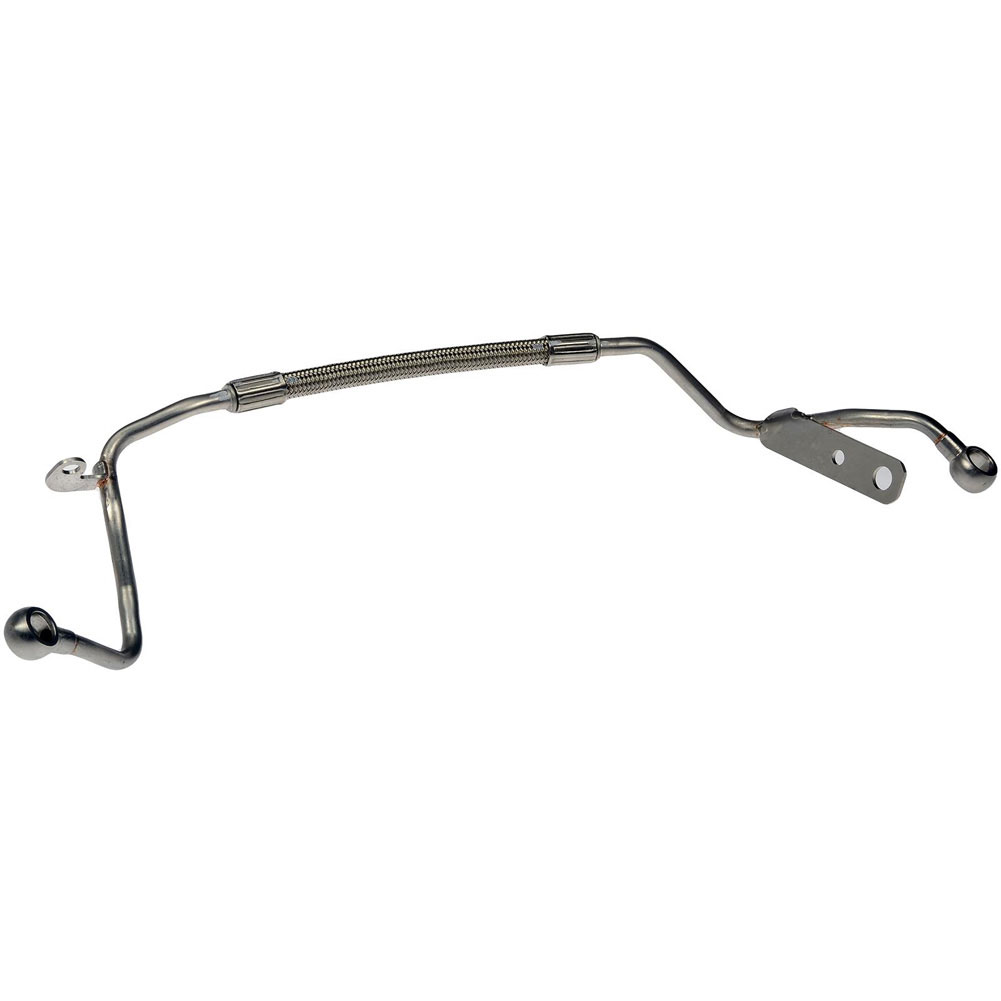 625-835 OE Solutions Series Turbocharger Oil Line - Sold individually - Dorman Oil Line For Turbo Unit 625-835 - Oil Feed Line Assembly - Oil Feed Line Assembly - Turbocharger Drain Tube - Turbocharger Oil Feed Line - Turbo Oil Line - Turbo Oil Feed Line - Turbo Drain Tube - Turbocharger Oil Return Line - This turbocharger oil line is designed to match the fit and function of the original part on specified vehicles. Made of quality materials, it is engineered for reliable performance. - Audi 2006-00, Volkswagen 2006-03