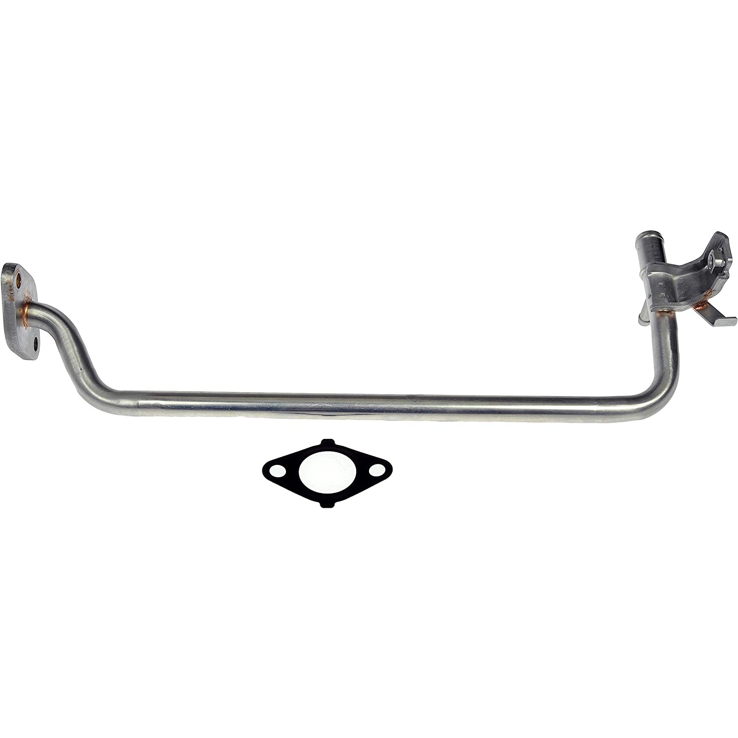 626-554 OE Solutions Series Heater Hose - Natural, Stainless Steel, Single I.D. hose, Direct Fit, Sold individually - Dorman 626-554 HVAC Heater Hose Assembly Compatible with Select Toyota Models - Dorman Hose 626-554 - Heater Hose Assembly - Engine Heater Hose Assembly - Coolant Hose Flange - Coolant Bypass Flange - Water Outlet - Coolant Outlet - Coolant Flange - This engine coolant bypass pipe is designed to match the fit and function of the original pipe on specified applications, and is engineered for reliable performance and durability. - Toyota 2021-05 - Molded Heater Hose: Stainless Steel