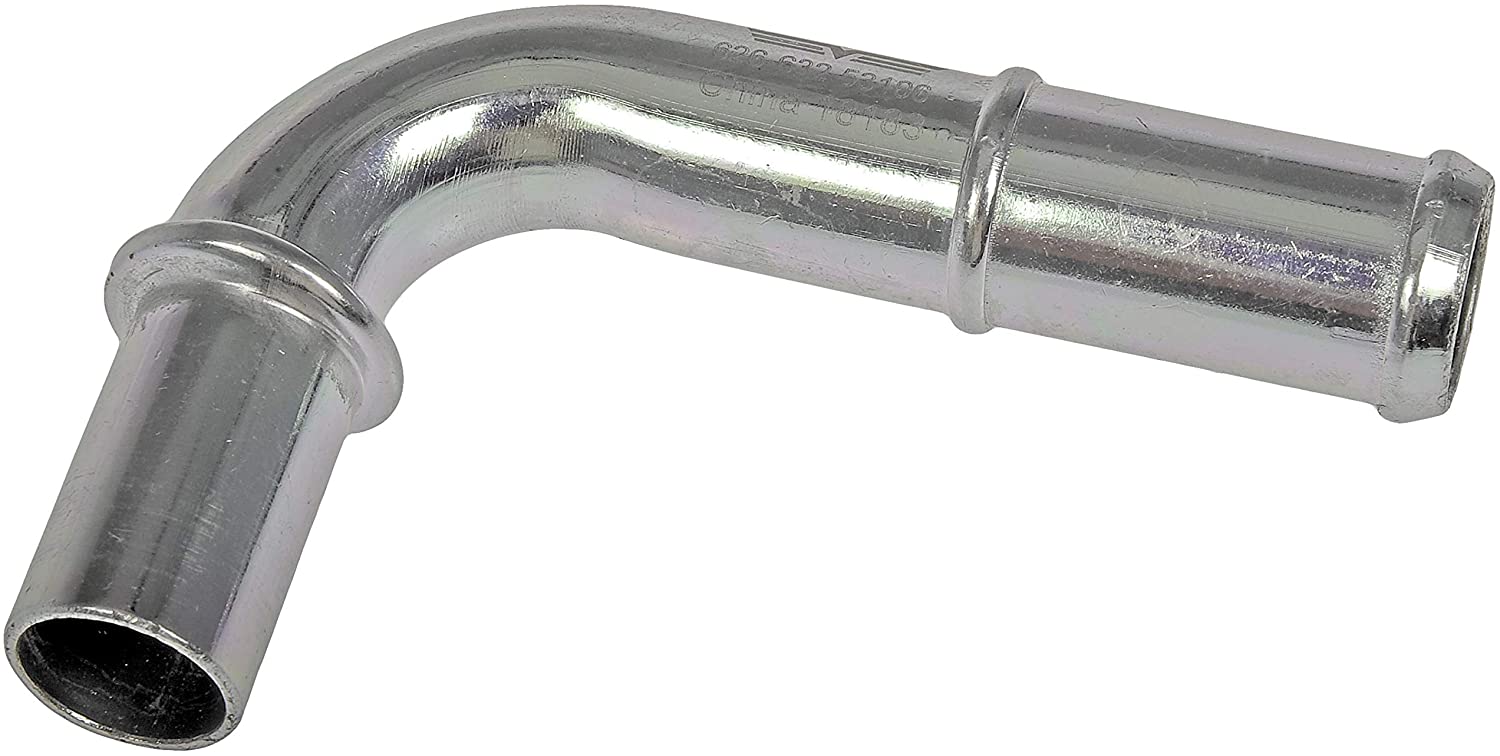 626-632 OE Solutions Series Heater Hose - Natural, Aluminum, Single I.D. hose, Direct Fit, Sold individually - Dorman 626-632 HVAC Heater Hose Assembly Compatible with Select Ford / Lincoln Models - Dorman Engine Coolant Hose Connector 626-632 - Engine Heater Hose Assembly - Heater Hose Assembly - Engine Heater Hose Assembly - Coolant Hose Connector - Coolant Hose Coupler - Heater Hose Connector - Coolant Hose Coupling - This radiator coolant hose connector is designed to match the appearance and function of the original hardware on specified applications. Made of quality materials, it is engineered for reliable performance and durability. - Ford 2020-01, Lincoln 2019-13