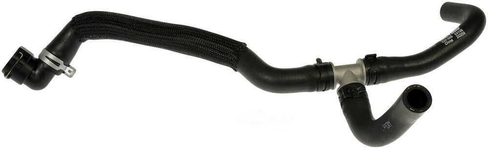 626-666 OE Solutions Series Heater Hose - Black, EPDM Rubber, Branched, Direct Fit, Sold individually - Dorman - OE Solutions HVAC Heater Hose Assembly 626-666 - Engine Heater Hose Assembly - Heater Hose Assembly - Engine Heater Hose Assembly - Radiator Hose - Heater Core Hose - Heater Hose & Tube Assembly - Heater Hose Tee - Heater Hose Fitting - Original equipment HVAC heater hose assemblies often fail due to cracks in the plastic T-connector. This Dorman OE FIX replacement features an upgraded aluminum T-connector to prevent similar failures in the future. - Buick Regal 2017-14, Chevrolet Malibu 2015-13 - Molded Heater Hose: Rubber, OE Fix, Upgraded Material