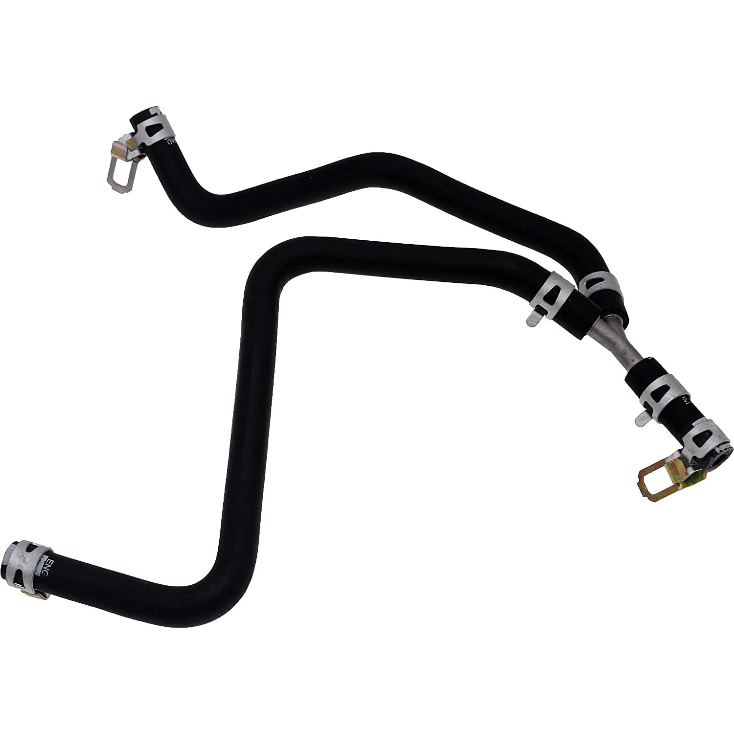 626-697 OE Solutions Series Heater Hose - EPDM Rubber, Direct Fit, Sold individually - Dorman 626-697 Engine Heater Hose Assembly Compatible with Select Cadillac / Chevrolet Models (OE FIX) - Dorman - OE Solutions Engine Coolant Overflow Hose 626-697 - Engine Heater Hose Assembly - Heater Hose Assembly - Engine Heater Hose Assembly - Coolant Overflow Hose - Antifreeze Overflow Hose - Engine Antifreeze Overflow Hose - Coolant Reservoir Overflow Hose - Original equipment HVAC heater hose assemblies often fail due to cracks in the plastic Y-connector. This Dorman OE FIX replacement features an upgraded aluminum Y-connector to prevent similar failures in the future. - Cadillac ATS 2019-13, Cadillac CTS 2019-14, Chevrolet Camaro 2023-16