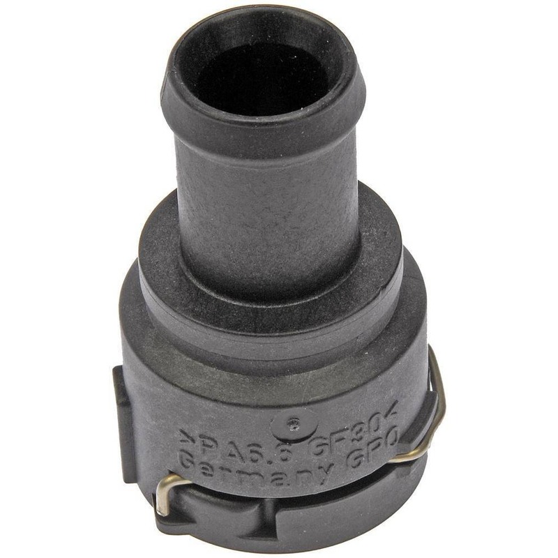 627-002 OE Solutions Series Cooling Hose Connector - Coolant Connector - Coolant Hose Connector - Coolant Hose Coupler - Coolant Hose Coupling - Heater Hose Connector - This radiator coolant hose connector is designed to match the appearance and function of the original hardware on specified applications. Made of quality materials, it is engineered for reliable performance and durability. - Audi 2019-15, Audi 2013-03, Volkswagen 2019-99 - Coolant Hose Connector - Dorman 627-002 Radiator Coolant Hose Connector Compatible with Select Audi / Volkswagen Models