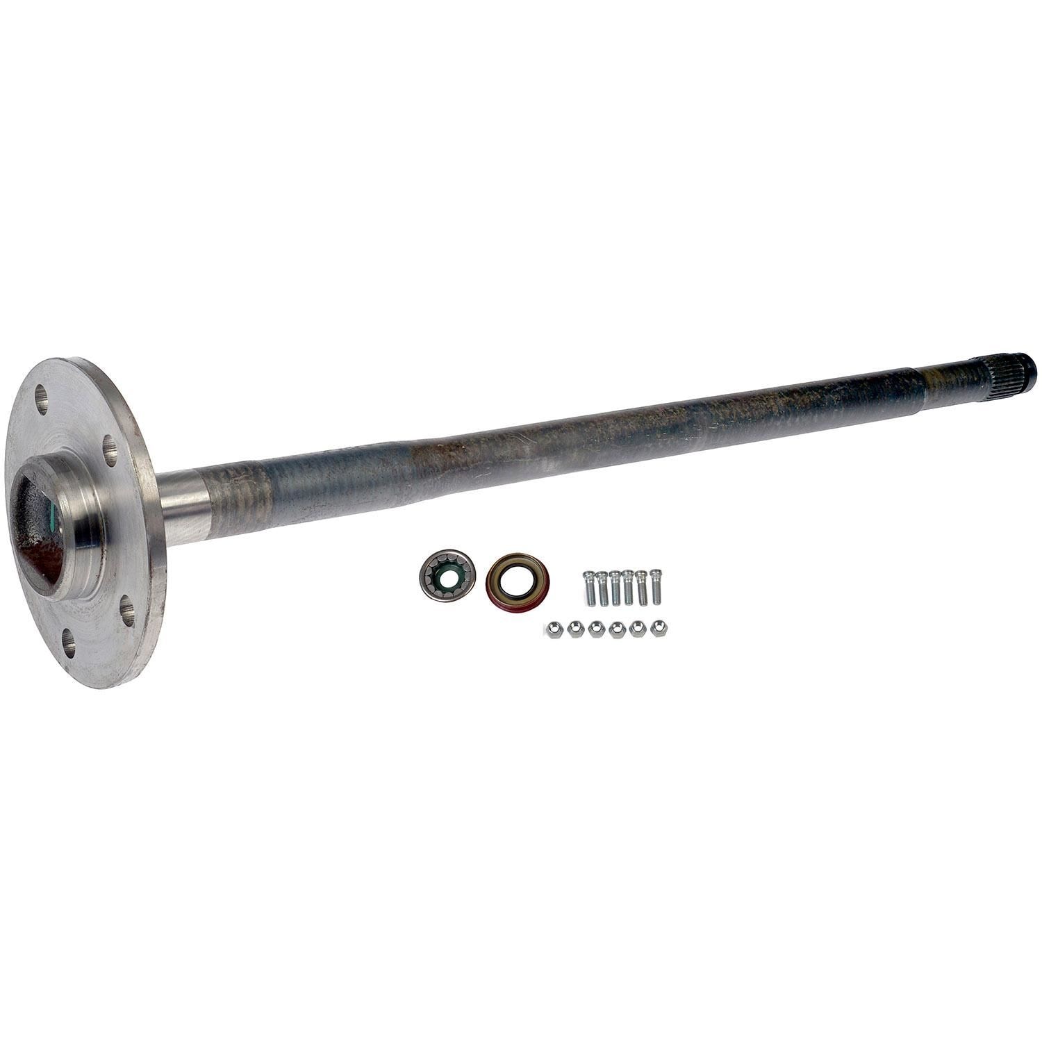630-039 Rear, Driver Side OE Solutions Series Axle Shaft - Dorman 630-039 Rear Driver Side Drive Axle Shaft Compatible with Select Dodge/Mitsubishi/Ram Models - Dorman Axle Shaft 630-039 - Rear Left Axle Shaft - Rear Axle Shaft Kit, Left - Solid Rear Axle - Axle shaft damaged or bearings worn out? This axle shaft directly replaces the original equipment on certain vehicles, complete with all necessary application-specific installation components. - Dodge Dakota 2011-05, Mitsubishi Raider 2009-06, Ram Dakota 2011