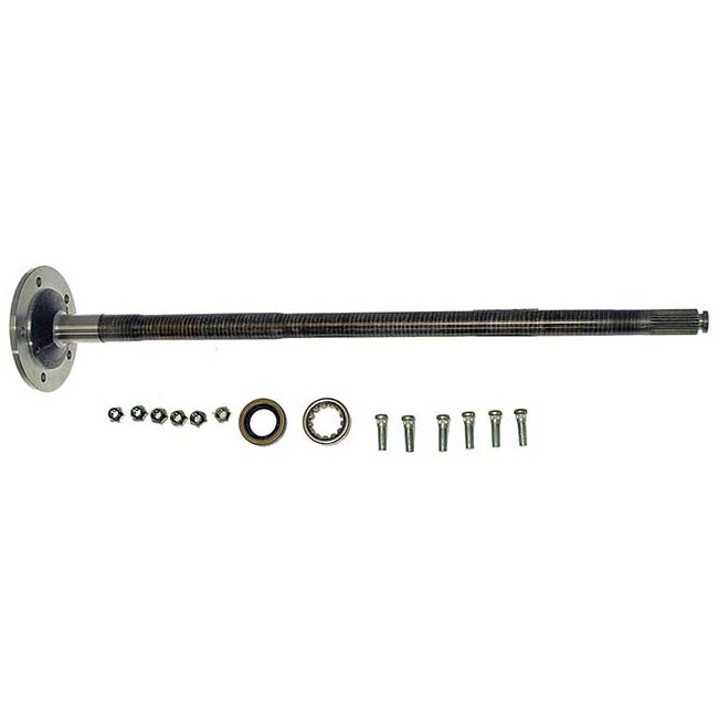 630-113 Rear, Driver or Passenger Side OE Solutions Series Axle Shaft - AXLE SHAFTS - Rear Axle Shaft, Left or Right - Solid Rear Axle - Axle shaft damaged or bearings worn out? This axle shaft directly replaces the original equipment on certain vehicles, complete with all necessary application-specific installation components. - Buick 1986-77, Chevrolet 1990-77, Oldsmobile 1986-77, Pontiac 1986-83, Pontiac 1981-77 - Dorman 630-113 Drive Axle Shaft Compatible with Select Models - USA Standard Gear Axle Shaft 630-113