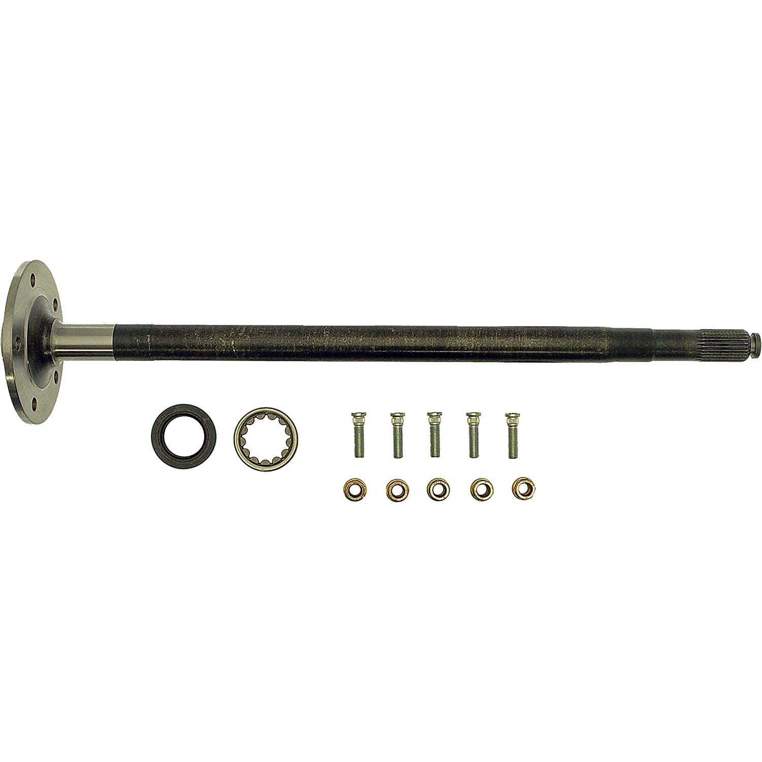 630-123 Rear, Driver or Passenger Side OE Solutions Series Axle Shaft, RWD - AXLE SHAFTS - Rear Axle Shaft, Left or Right - Solid Rear Axle - Axle shaft damaged or bearings worn out? This axle shaft directly replaces the original equipment on certain vehicles, complete with all necessary application-specific installation components. - Chevrolet S10 2003-98, GMC Sonoma 2003-98, Isuzu Hombre 2000-98 - Dorman 630-123 Drive Axle Shaft Compatible with Select Chevrolet / GMC / Isuzu Models - Dorman 630-123 Drive Axle Shaft for Specific Chevrolet / GMC / Isuzu Models Fits select: 1998-2003 CHEVROLET S TRUCK, 1998-2003 GMC SONOMA - Rear Axle Shaft, Left or Right - USA Standard Gear Axle Shaft 630-123