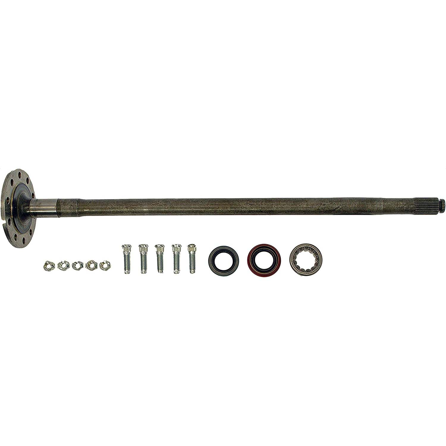 630-141 Rear, Driver or Passenger Side OE Solutions Series Axle Shaft - AXLE SHAFTS - Rear Axle Shaft, Left or Right - Solid Rear Axle - Axle shaft damaged or bearings worn out? This axle shaft directly replaces the original equipment on certain vehicles, complete with all necessary application-specific installation components. - Chevrolet Camaro 1981-76, Pontiac Firebird 1981-75 - Dorman 630-141 Drive Axle Shaft Compatible with Select Chevrolet / Pontiac Models - USA Standard Gear Axle Shaft 630-141