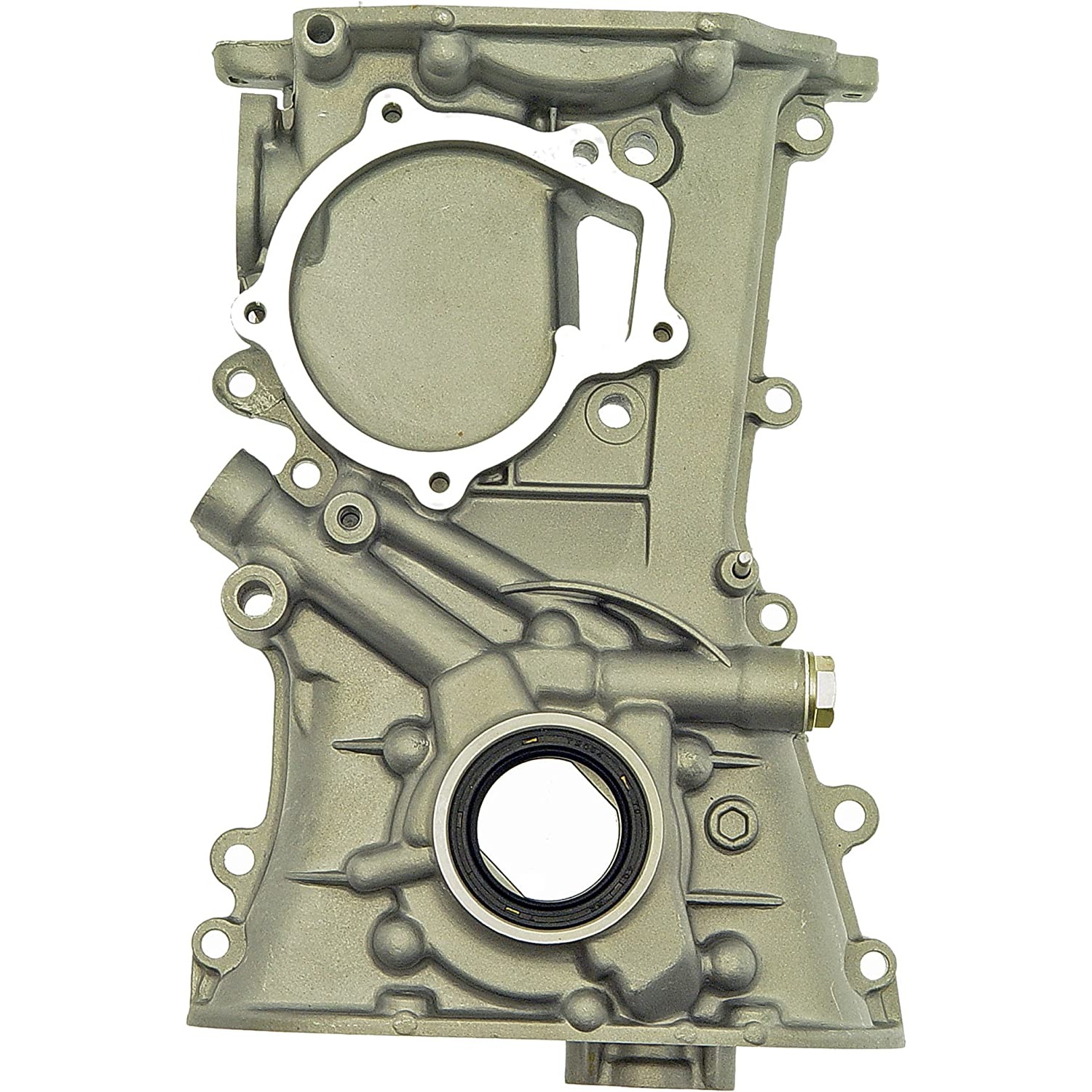 635-202 Timing Cover, OE Solutions Series - Dorman Timing Cover 635-202 - Timing Cover with Gasket and Seal - Timing Cover With Gasket And Seal - Timing Belt Cover - Thermostat Housing - Crossover Housing - Timing Chain Cover - Water Pipe - This direct replacement timing cover matches the fit and function of the original equipment cover for a reliable repair. This part has undergone extensive testing to ensure adherence to precise design standards. - Nissan NX 1993-91, Nissan Sentra 1994-91, Nissan Tsuru 2012-91