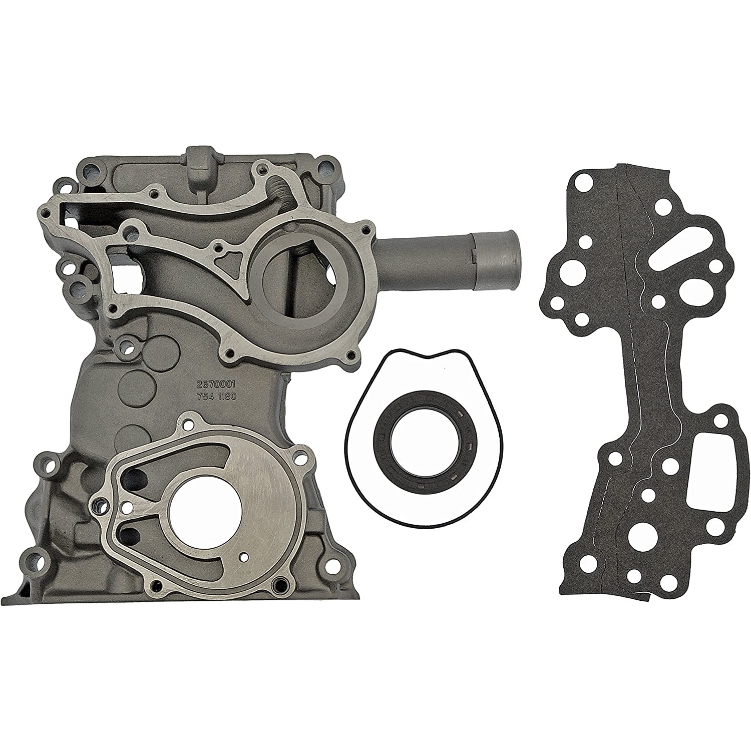 635-300 Timing Cover, Aluminum OE Solutions Series - Dorman 635-300 Engine Timing Cover Compatible with Select Toyota Models - Dorman Timing Cover 635-300 - Timing Cover with Gasket and Seal - Timing Cover With Gasket And Seal - Timing Cover With Gasket And Seal - Timing Chain Cover - Timing Belt Cover - Water Pipe - Crossover Housing - Thermostat Housing - This direct replacement timing cover matches the fit and function of the original equipment cover for a reliable repair. This part has undergone extensive testing to ensure adherence to precise design standards. - Toyota 4Runner 1995-85, Toyota Celica 1985, Toyota Pickup 1995-85