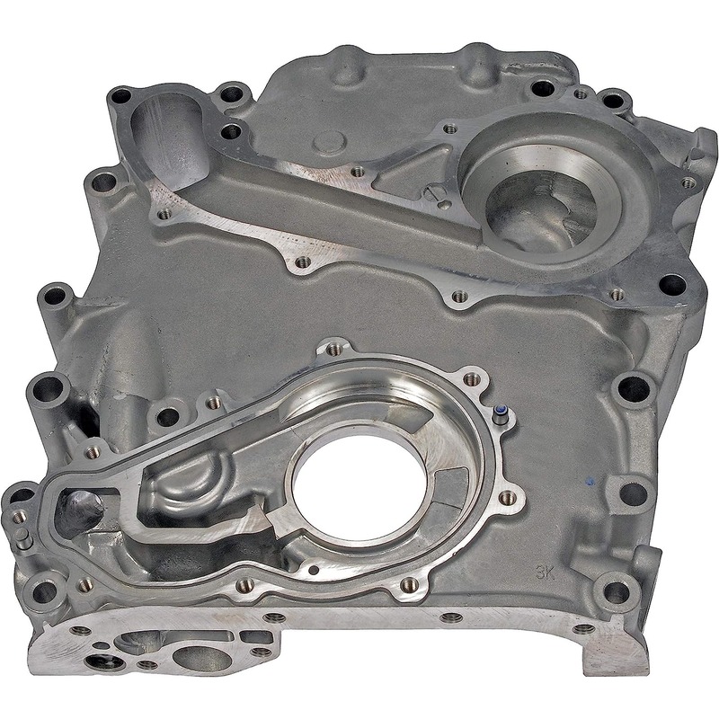635-314 Timing Cover, Silver, Aluminum OE Solutions Series - Dorman Timing Cover 635-314 - Timing Cover ; Bare - TIMING COVER - Timing Cover ; Bare - Thermostat Housing - Timing Chain Cover - Timing Belt Cover - Water Pipe - Crossover Housing - This direct replacement timing cover matches the fit and function of the original equipment cover for a reliable repair. This part has undergone extensive testing to ensure adherence to precise design standards. - Toyota 4Runner 2000-96, Toyota T100 1998-94, Toyota Tacoma 2004-95