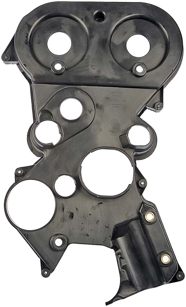 635-408 Inner Timing Cover, Plastic OE Solutions Series - Dorman 635-408 Inner Engine Timing Cover Compatible with Select Models - Dorman Timing Cover 635-408 - TIMING COVER KIT - Timing Cover With Gasket And Seal - Timing Belt Cover - Thermostat Housing - Crossover Housing - Water Pipe - Timing Chain Cover - This direct replacement timing cover matches the fit and function of the original equipment cover for a reliable repair. This part has undergone extensive testing to ensure adherence to precise design standards. - Chrysler 2002-97, Dodge 2002-97, Jeep 2002, Plymouth 2000-97 - Timing Cover With Gasket And Seal