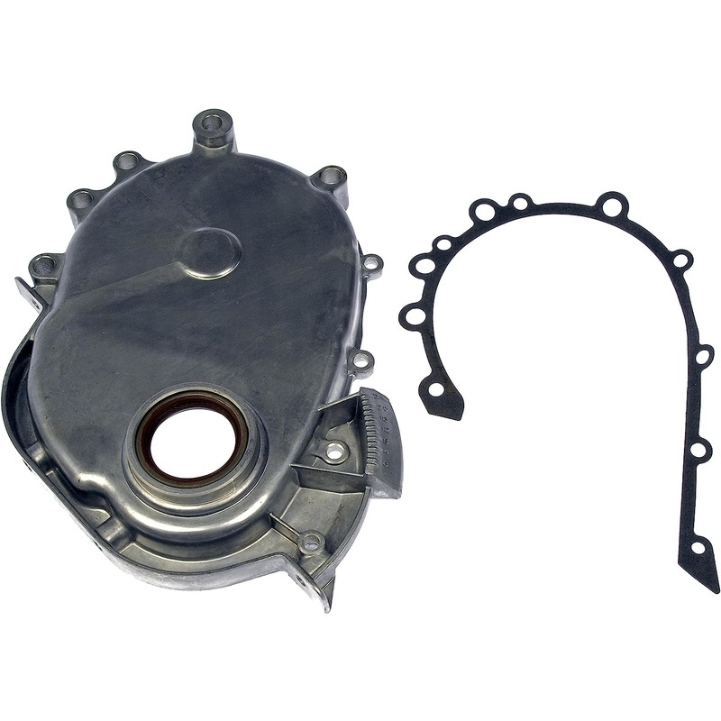 635-409 Timing Cover, Aluminum OE Solutions Series - Dorman 635-409 Engine Timing Cover Compatible with Select Models - Dorman Timing Cover 635-409 - Timing Cover Kit - Includes Gasket - TIMING COVER - Timing Cover Kit - Includes Gasket - Timing Chain Cover - Water Pipe - Crossover Housing - Thermostat Housing - Timing Belt Cover - This direct replacement timing cover matches the fit and function of the original equipment cover for a reliable repair. This part has undergone extensive testing to ensure adherence to precise design standards. - American Motors 1988-64, Dodge 2002-96, Eagle 1989-88, Jeep 2006-93, Jeep 1990-62