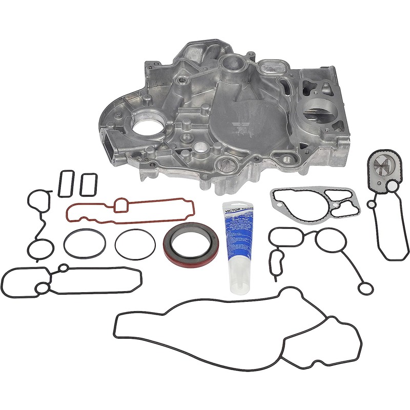 635-5002 Timing Cover, Silver, Aluminum HD Solutions Series - Dorman 635-5002 Engine Timing Cover Compatible with Select IC Corporation / International Models - DORMAN Engine Timing Cover Kit for International - Dorman Timing Cover 635-5002 - Timing Cover Kit