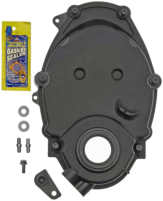 635-502 Timing Cover, Plastic OE Solutions Series - Dorman 635-502 Engine Timing Cover Compatible with Select Models - Dorman 635-502 Engine Timing Cover for Specific Models - Dorman Timing Cover 635-502 - Timing Cover with Gasket and Seal - Timing Cover With Gasket And Seal - Timing Cover With Gasket And Seal - Timing Belt Cover - Crossover Housing - Thermostat Housing - Water Pipe - Timing Chain Cover - This direct replacement timing cover matches the fit and function of the original equipment cover for a reliable repair. This part has undergone extensive testing to ensure adherence to precise design standards. - Chevrolet 2007-95, GMC 2007-95, Oldsmobile 2001-96, Workhorse 2003-02