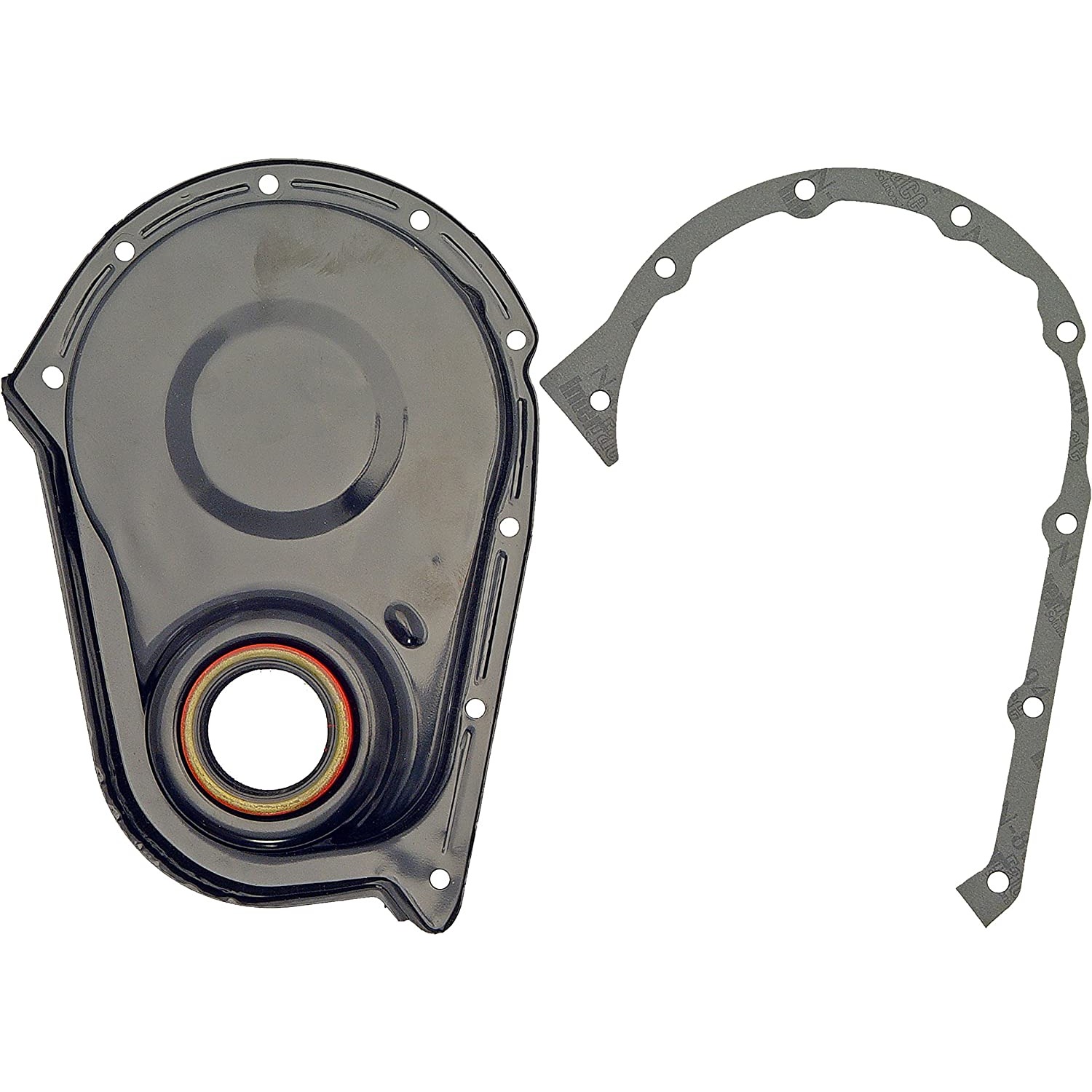 635-506 Timing Cover, OE Solutions Series - Dorman 635-506 Engine Timing Cover Compatible with Select Models - Dorman Timing Cover 635-506 - TIMING COVER - Timing Cover With Gasket And Seal - Water Pipe - Thermostat Housing - Timing Chain Cover - Timing Belt Cover - Crossover Housing - This direct replacement timing cover matches the fit and function of the original equipment cover for a reliable repair. This part has undergone extensive testing to ensure adherence to precise design standards. - Buick 1990-82, Chevrolet 1993-82, GMC 1993-85, Oldsmobile 1990-82, Pontiac 1990-82 - Timing Cover with Gasket and Seal - Timing Cover With Gasket And Seal