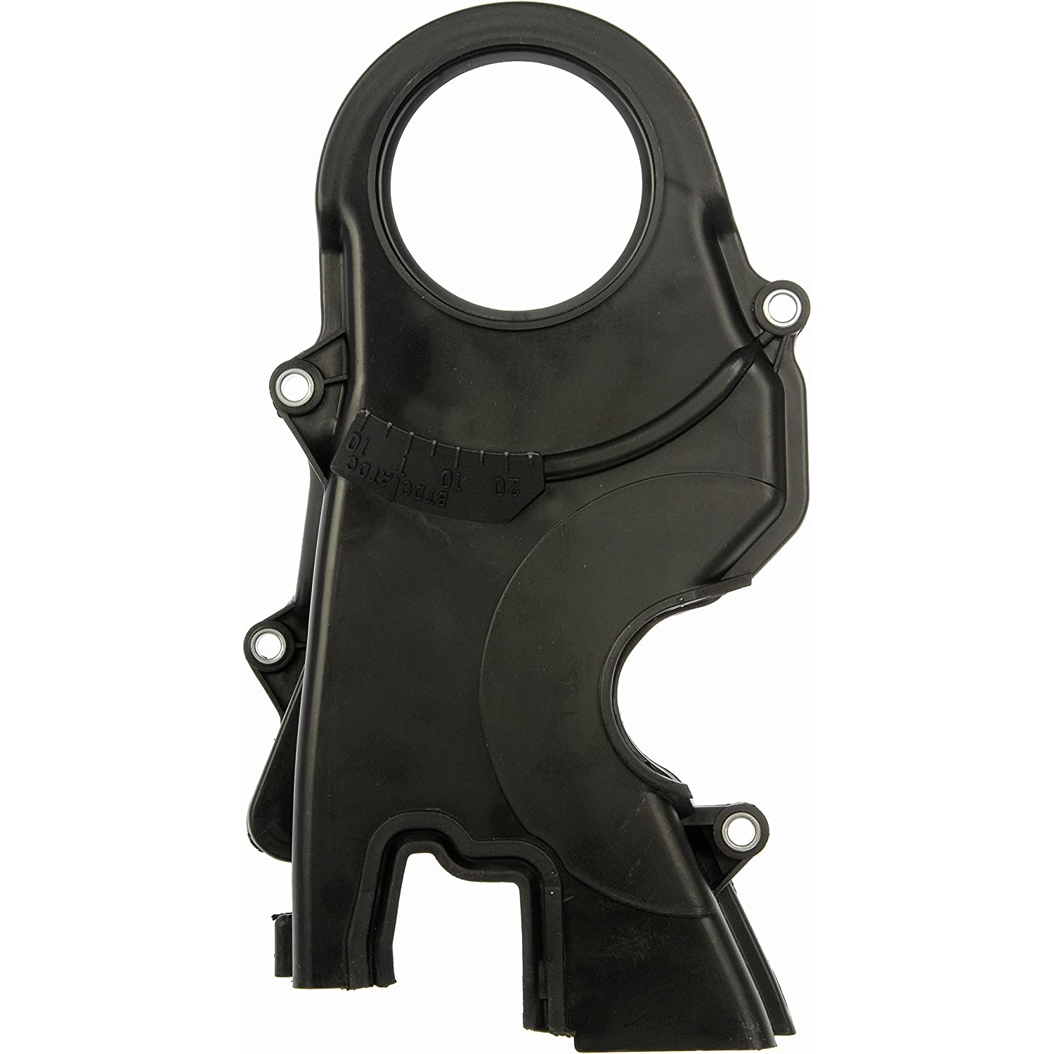 635-805 Lower Timing Cover, Plastic OE Solutions Series - Dorman Timing Cover 635-805 - Timing Cover Kit - TIMING COVER - Timing Cover Kit - Thermostat Housing - Crossover Housing - Water Pipe - Timing Belt Cover - Timing Chain Cover - This direct replacement timing cover matches the fit and function of the original equipment cover for a reliable repair. This part has undergone extensive testing to ensure adherence to precise design standards. - Dodge Verna 2002-00, Hyundai Accent 2002-95, Hyundai Scoupe 1994-93