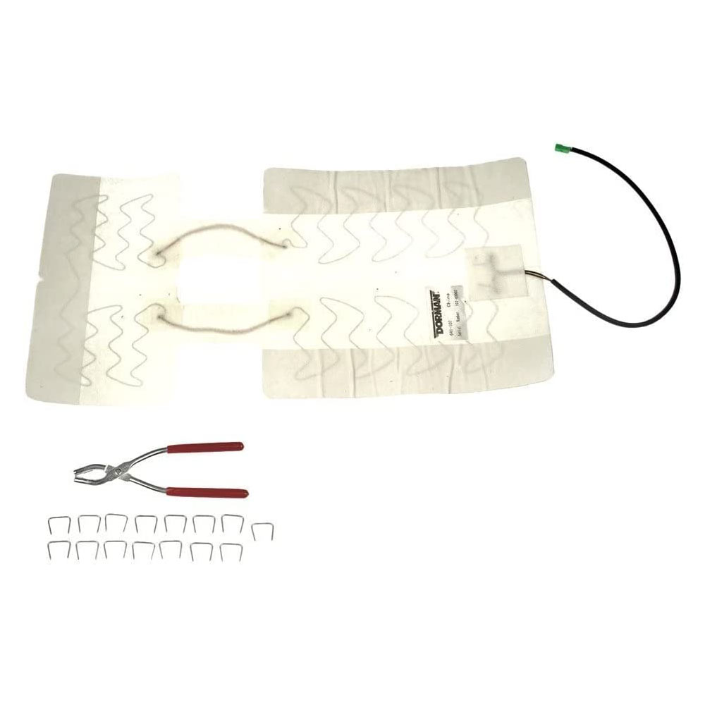 641-107 Seat Bottom Seat Heat Pad, Sold individually - Dorman Seat Heater 641-107 - Seat Heater, Seat Bottom - SEAT HEATER - Seat Heater, Seat Bottom - Seat Warmer - Original seat heaters gone cold? This direct replacement seat heater pad matches the design and performance of the original pad on certain vehicles. It's a safe, effective, affordable fix to keep your vehicle comfortable. - Buick 2005-04, Chevrolet 2004-02, GMC 2004-02, Oldsmobile 2004-02
