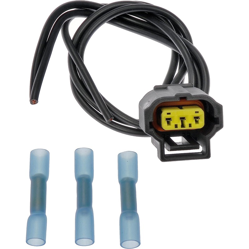 645-136 Wire Connector - Alternator Connector 3 Wire - DORMAN 3-Wire Alternator Connector Pigtail - Dorman 645-136 Alternator Connector 3 Wire - Dorman Electrical Wire Connector 645-136 - Pigtail - Alternator Connector 3 Wire - General Use Electrical Connector - Make better electrical repairs and accessory installations with this pigtail connector. Designed for a clean appearance when installed, it features weatherproof terminals and a locking tab for a reliable quick disconnect electrical connection.