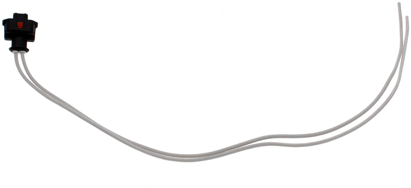 645-164 Direct Fit Engine Coolant Temperature Sensor Connector, Sold Individually - Dorman Coolant Temperature Sensor Connector 645-164 - Pigtail - Temperature Sender Sensor Connector - General Use Electrical Connector - Make better electrical repairs and accessory installations with this pigtail connector. Designed for a clean appearance when installed, it features weatherproof terminals and a locking tab for a reliable quick disconnect electrical connection. - Temperature Sender Sensor Connector
