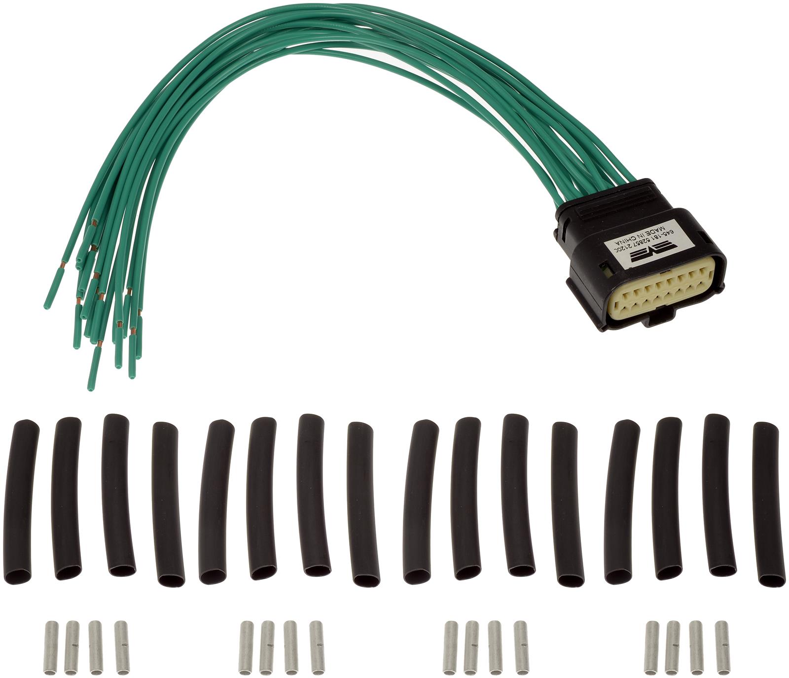 645-181 Techoice Series Headlight Wiring Harness - Dorman 645-181 Headlight Wiring Harness Compatible with Select Ford/Lincoln Models - Dorman Headlight Wire Harness 645-181 - Headlight Wiring Harness Connector - PIGTAIL - Headlight Wiring Harness Connector - Headlight Wiring Assembly - Headlamp Wiring Harness - Headlamp Jumper Wiring - Headlamp Wiring Assembly - Headlight Jumper Wiring - This headlight wiring harness is designed to match the function and performance of the original component on specified makes, years and models, and is engineered for reliability and durability. - Ford 2020-13, Lincoln 2020-13