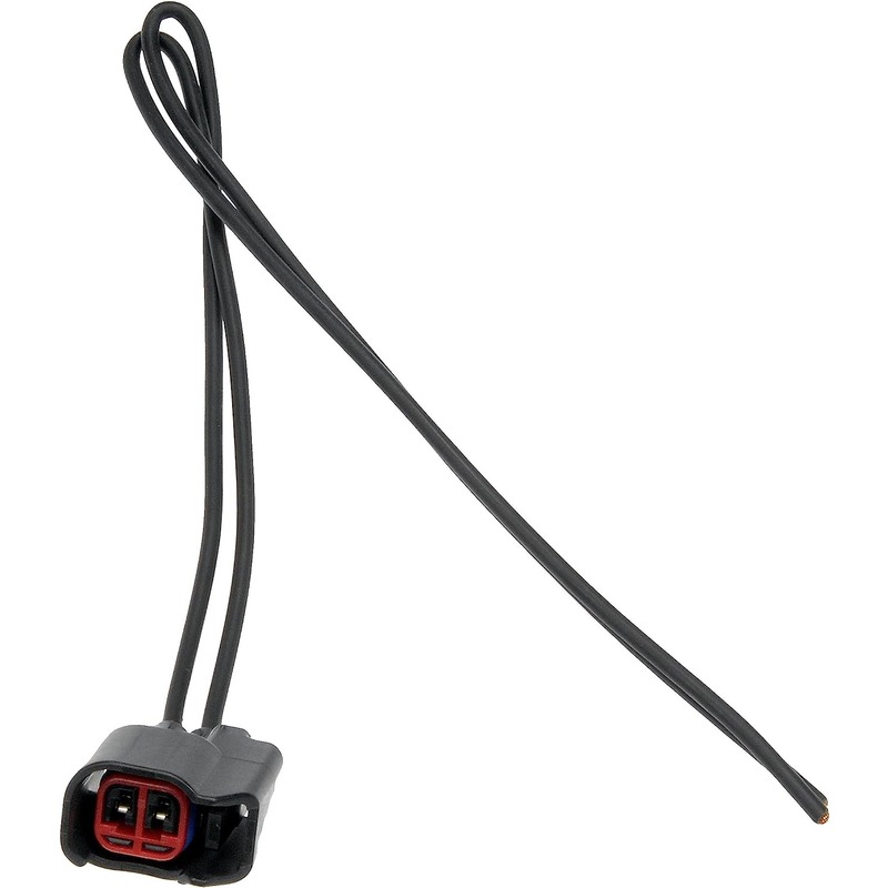 645-215 Wire Connector - Dorman 645-215 Fuel Ignition Harness - DORMAN 7.48" Fuel Ignition Harness Electrical for Ford - Dorman Electrical Wire Connector 645-215 - Fuel Ignition Harness - Pigtail - Fuel Ignition Harness - General Use Electrical Connector - Make better electrical repairs and accessory installations with this pigtail connector. Designed for a clean appearance when installed, it features weatherproof terminals and a locking tab for a reliable quick disconnect electrical connection.