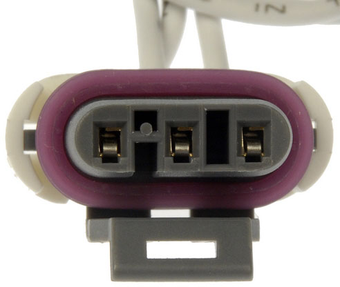 3 Wire Pigtail Socket Harness - 645-301 Techoice Series Connectors - Direct Fit, Sold individually - DORMAN 12" 3 Wire Pigtail Socket Harness - Dorman 645-301 3 Wire Pigtail Socket Harness - Dorman Electrical Wire Connector 645-301 - Pigtail - 3 Wire Pigtail Socket Harness - General Use Electrical Connector - Make better electrical repairs and accessory installations with this pigtail connector. Designed for a clean appearance when installed, it features weatherproof terminals and a locking tab for a reliable quick disconnect electrical connection.