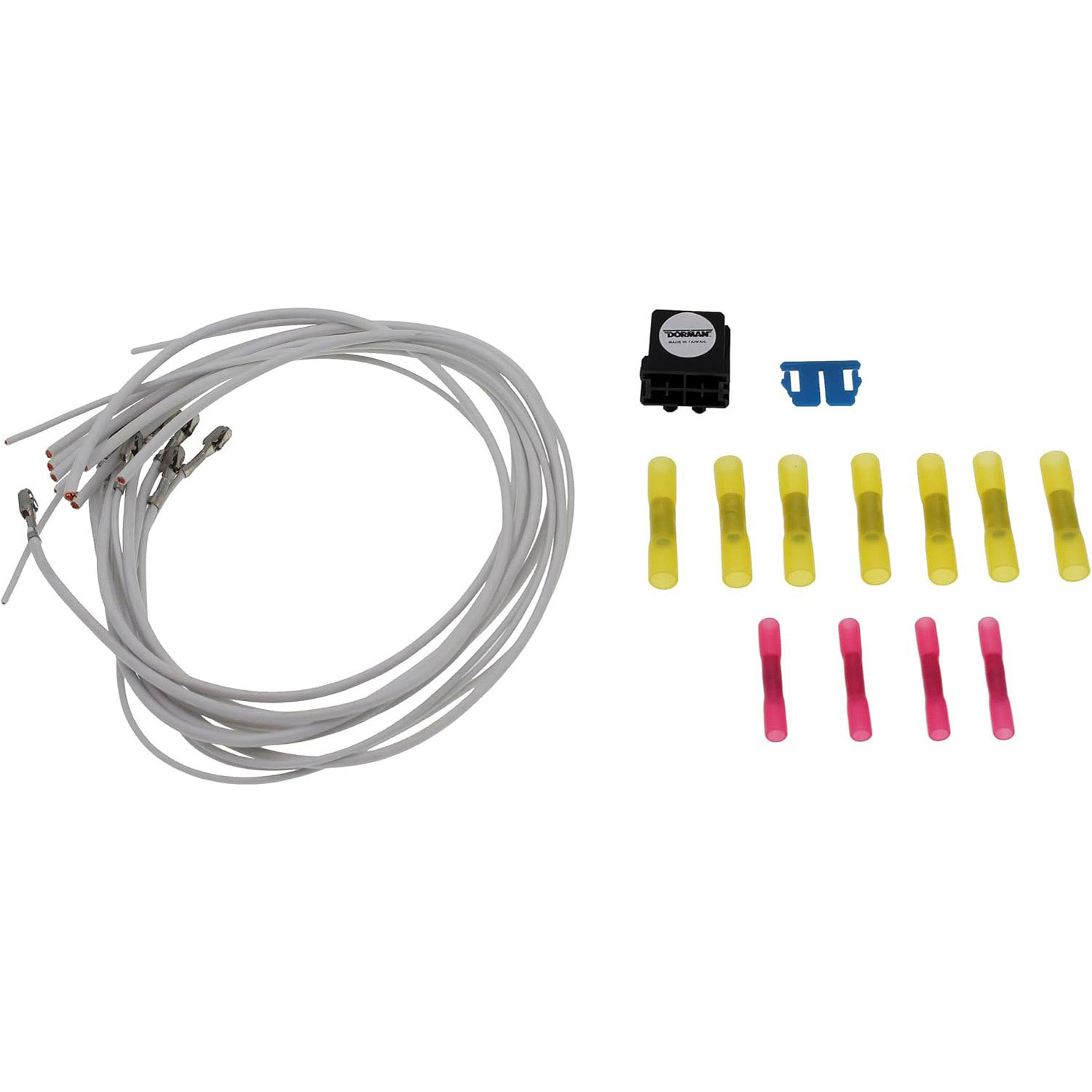 645-516 Techoice Series HVAC Blower Motor Connector - A/C/Heater Power Switch Harness - Dorman Electrical Wire Connector 645-516 - Pigtail - A/C/Heater Power Switch Harness - Fan Speed Switch Connector - Blower Motor Switch Connector - Blower Motor Switch Pigtail - Fan Speed Switch Pigtail - This HVAC blower switch connector is designed to match the appearance and function of the original hardware on specified applications. Made of quality materials, it is engineered for reliable performance and durability. - General Motors 2009-03, Isuzu 2008-03, Saab 2007-05