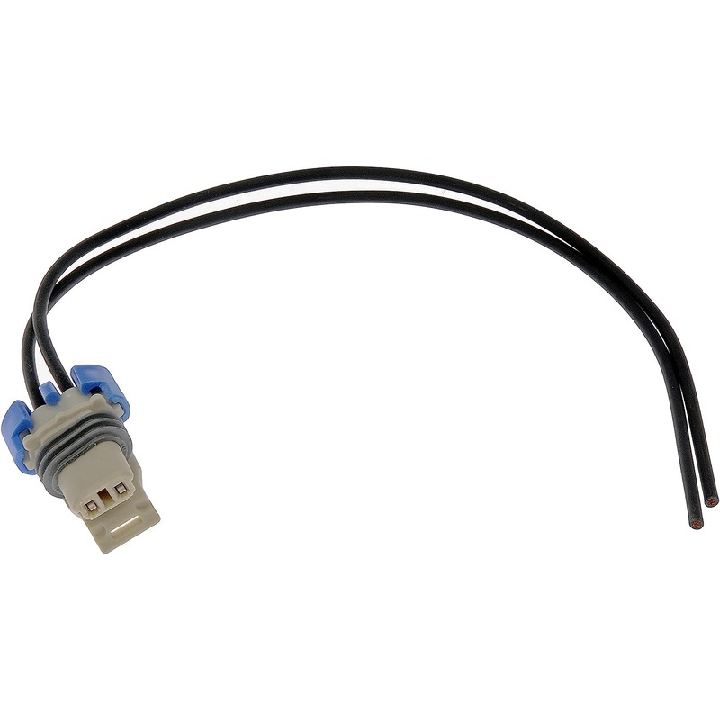 645-589 Techoice Series Connectors - Direct Fit, Sold individually - Dorman 645-589 Multipurpose Pigtail - DORMAN 9.45" Multipurpose Pigtail for Chevrolet - Dorman Coolant Temperature Sensor Connector 645-589 - Multipurpose Pigtail - Pigtail - Multipurpose Pigtail - General Use Electrical Connector - Make better electrical repairs and accessory installations with this pigtail connector. Designed for a clean appearance when installed, it features weatherproof terminals and a locking tab for a reliable quick disconnect electrical connection.