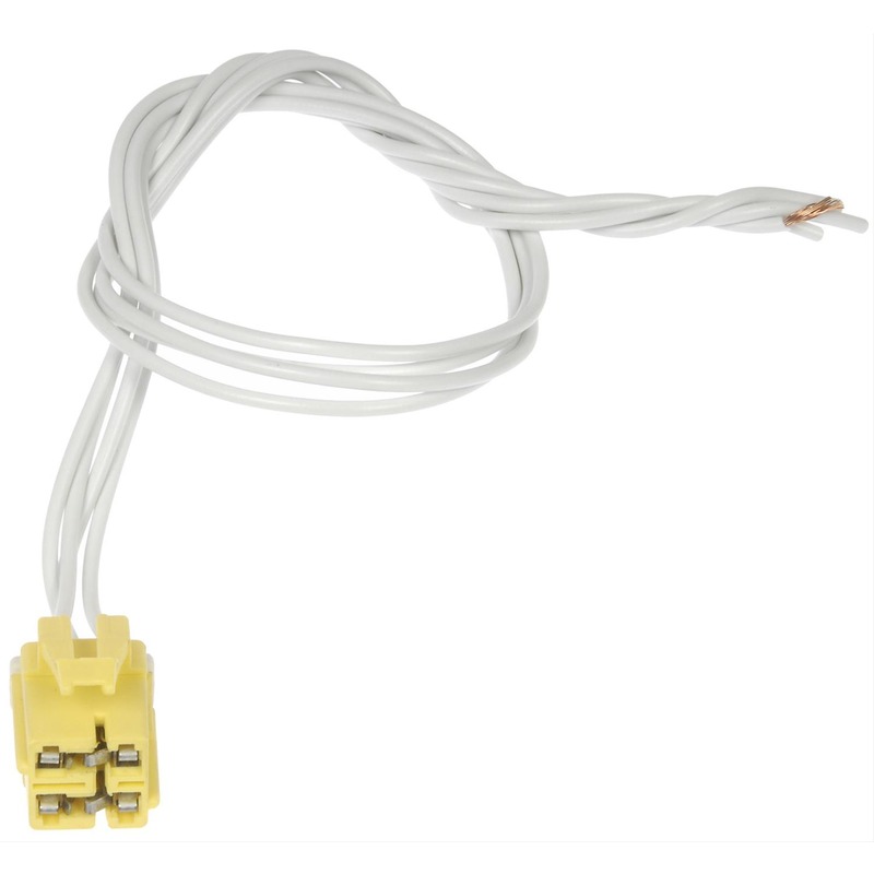 645-622 Techoice Series Wiring Harness - Direct Fit, Sold individually - Air Bag Connector And Harness - DORMAN Air Bag Connector and Harness - Dorman Electrical Wire Connector 645-622 - Pigtail - Air Bag Connector And Harness - General Use Electrical Connector - Make better electrical repairs and accessory installations with this pigtail connector. Designed for a clean appearance when installed, it features weatherproof terminals and a locking tab for a reliable quick disconnect electrical connection.