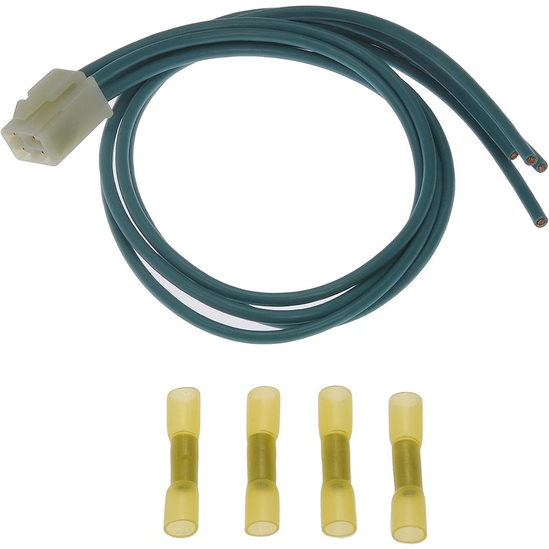 645-701 Direct Fit HVAC Blower Motor Resistor Connector, Sold Individually - Blower Motor Resistor Harness - Dorman 645-701 Blower Motor Resistor Harness Compatible with Select Models - Dorman Electrical Wire Connector 645-701 - Pigtail - Blower Motor Resistor Harness - Blower Motor Resistor Electrical Plug - Fan motor no longer working properly? This blower motor resistor connector is designed to replace an original equipment connector damaged by corrosion or overheating. Corrosion-resistant terminals ensure reliable performance. - Buick 2007-02, Dodge 2009-94, Honda 1998-92, Jeep 1999-93, Kia 2002-01