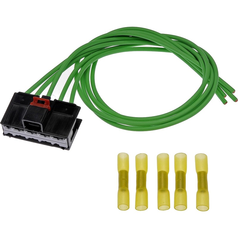 645-704 Direct Fit HVAC Blower Motor Resistor Connector, Sold Individually - Blower Motor Resistor Harness - Dorman 645-704 Blower Motor Resistor Harness Compatible with Select Chrysler/Dodge/Jeep Models - Dorman Electrical Wire Connector 645-704 - Pigtail - Blower Motor Resistor Harness - Blower Motor Resistor Electrical Plug - Fan motor no longer working properly? This blower motor resistor connector is designed to replace an original equipment connector damaged by corrosion or overheating. Corrosion-resistant terminals ensure reliable performance. - Chrysler 2010-01, Dodge 2004-01, Jeep 2007-02