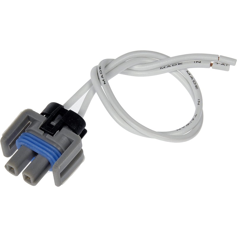 645-781 Techoice Series A/C Compressor Clutch Connector - A/C Compressor Clutch Harness - Dorman 645-781 A/C Compressor Clutch Harness Compatible with Select Models - DORMAN A/C Compressor Clutch Pigtail Connector for GM - Dorman Electrical Wire Connector 645-781 - Pigtail - A/C Compressor Clutch Harness - Compressor Clutch Connector - Connector - Wire Connector - A/C Clutch Connector - This A/C compressor clutch connector is designed to match the appearance and function of the original hardware on specified applications. Made of quality materials, it is engineered for reliable performance and durability. - General Motors 2011-89