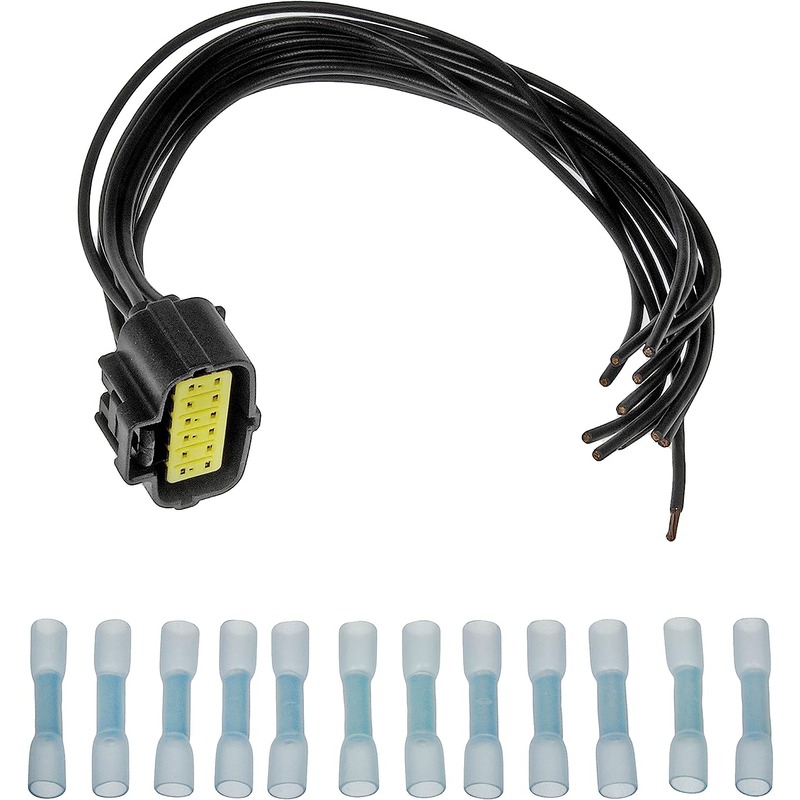 645-801 Techoice Series Connectors - Direct Fit, Sold individually - Dorman 645-801 Transmission Range Sensor Connector Compatible with Select Ford / Lincoln / Mercury Models - Dorman Electrical Wire Connector 645-801 - DORMAN Transmission Range Sensor Pigtail Connector for Ford - Pigtail - Transmission Range Sensor Connector - Reverse Light Switch Connector - Neutral Safety Switch Connector - This transmission range sensor connector is designed to match the appearance and function of the original hardware on specified applications. Made of quality materials, it is engineered for reliable performance and durability. - Ford 2010-01, Lincoln 2010-00, Mercury 2010-02 - Transmission Range Sensor Connector