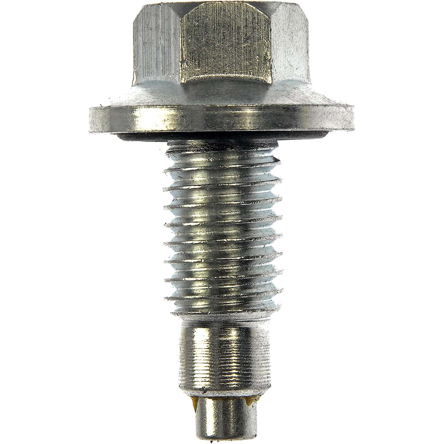 65372 AutoGrade Series Oil Drain Plug - Direct Fit, Sold Individually - Dorman 65372 Oil Drain Plug Magnetic M12-1.75, Head Size 15Mm Compatible with Select Models - DORMAN M12-1.75 Engine Oil Drain Plug for Chevrolet - Silver - Oil Drain Plug Magnetic M12-1.75, Head Size 15Mm - OIL DRAIN PLUG - Oil Drain Plug Magnetic M12-1.75, Head Size 15Mm - Oil Pan Drain Plug - This replacement engine oil drain plug is a direct replacement for a damaged or worn original equipment drain plug, precisely matching the thread pitch to ensure a quality seal. - General Motors 2017-16, General Motors 2011-96, Isuzu 2008-96