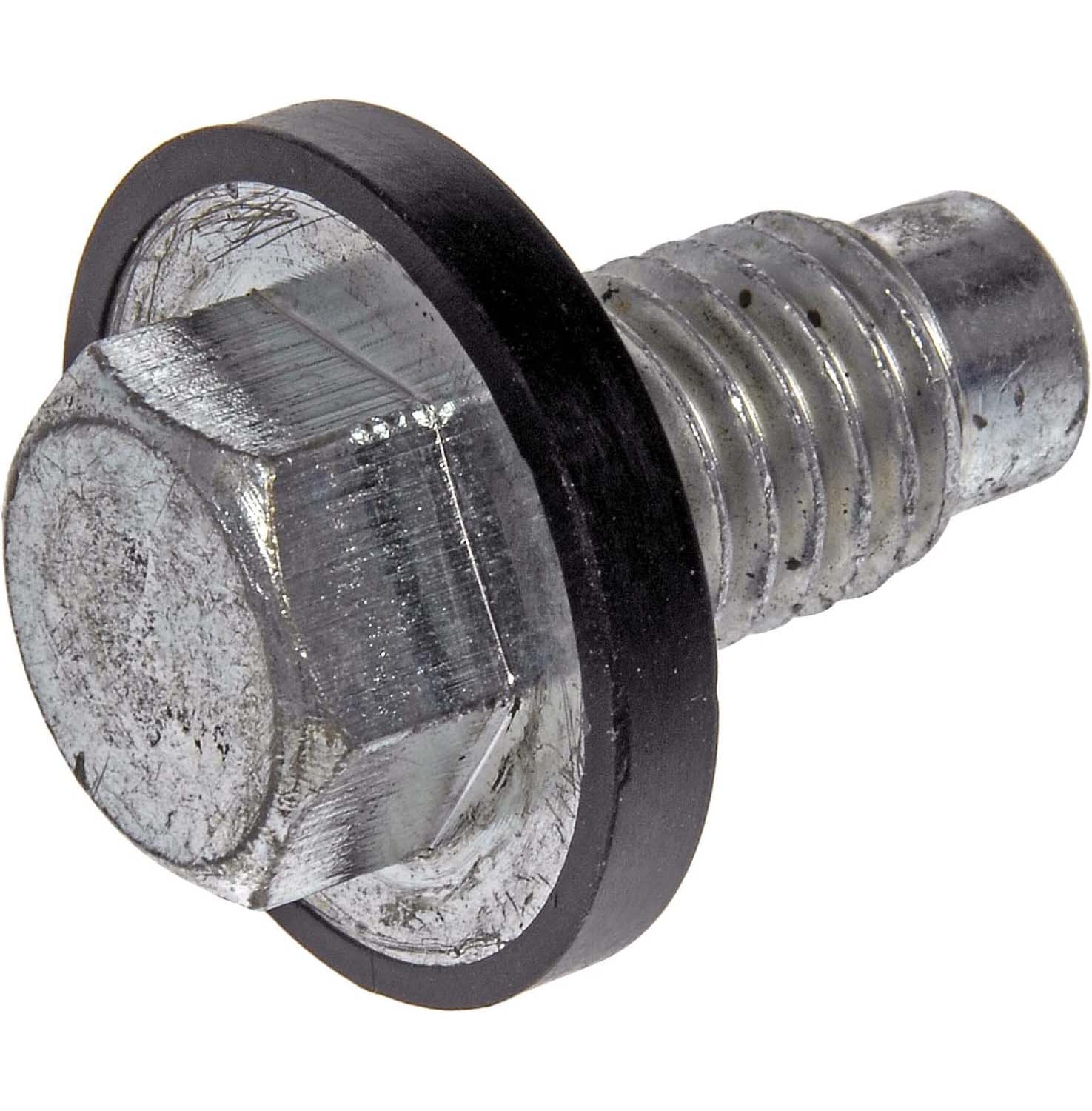 65378 AutoGrade Series Oil Drain Plug - Direct Fit, Sold Individually - Dorman 65378 Oil Drain Plug Pilot Point Molded Gasket M12-1.75, Head Size 15Mm Compatible with Select Ford / Mazda / Mercury Models - Dorman Engine Oil Drain Plug 65378 - OIL DRAIN PLUG - Oil Drain Plug Pilot Point Molded Gasket M12-1.75, Head Size 15Mm - Oil Pan Drain Plug - This replacement engine oil drain plug is a direct replacement for a damaged or worn original equipment drain plug, precisely matching the thread pitch to ensure a quality seal. - Ford 2005-95, Mazda 2001-96, Mercury 2005-95 - Oil Drain Plug Pilot Point Molded Gasket M12-1.75, Head Size 15Mm