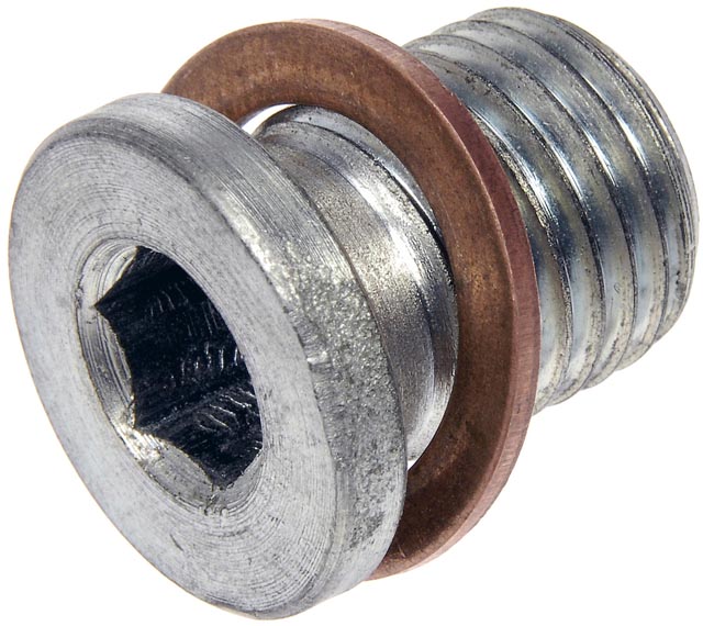 65407 AutoGrade Series Oil Drain Plug - Direct Fit - Dorman 65407 Trapped Washer Oil Drain Plug M14x1.50 Compatible with Select Audi / Seat / Volkswagen Models - OIL DRAIN PLUG - Trapped Washer Oil Drain Plug M14x1.50 - Oil Pan Drain Plug - This replacement engine oil drain plug is a direct replacement for a damaged or worn original equipment drain plug, precisely matching the thread pitch to ensure a quality seal. - Audi 2023-09, Seat 2015-99, Volkswagen 2023-96 - Standard Engine Oil Drain Plug: M14-1.50 Thread, 19 mm Head, 1 Pack - Trapped Washer Oil Drain Plug M14x1.50