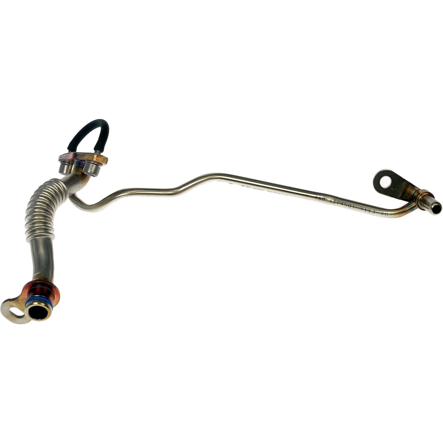 667-533 OE Solutions Series Turbocharger Oil Line - Sold individually - Dorman 667-533 Driver Side Lower Turbocharger Oil Line Compatible with Select Ford/Lincoln Models - Dorman - OE Solutions Turbocharger Oil Line 667-533 - Turbocharger Oil Return Line - Turbo Oil Line - Turbocharger Oil Return Line - Turbo Drain Tube - Turbo Oil Feed Line - Turbocharger Oil Feed Line - Turbocharger Drain Tube - This turbocharger oil line is designed to match the fit and function of the original part on specified vehicles. Made of quality materials, it is engineered for reliable performance. - Ford 2016-11, Lincoln 2015