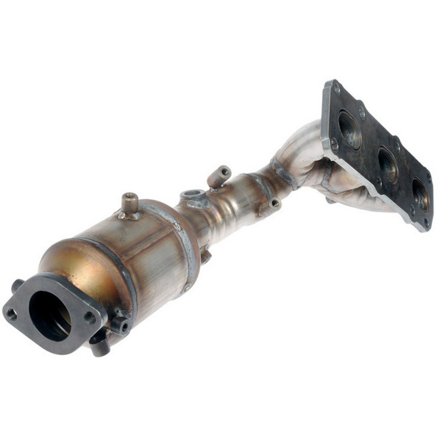 673-273 Driver Side Catalytic Converter, 3.8L, 6Cyl, CARB and Federal EPA Standards, 50-state Legal, OE Solutions Series, Direct Fit - Dorman Exhaust Manifold 673-273 - Manifold Converter - CARB Compliant - Manifold Converter - CARB Compliant - Catalytic Converter - Exhaust Manifold - This catalytic converter with integrated exhaust manifold - a.k.a. manifold converter - is precision-engineered to match the original equipment on specific vehicle years, makes and models for a reliable replacement. - Hyundai Genesis 2015-12, Kia K900 2017-16