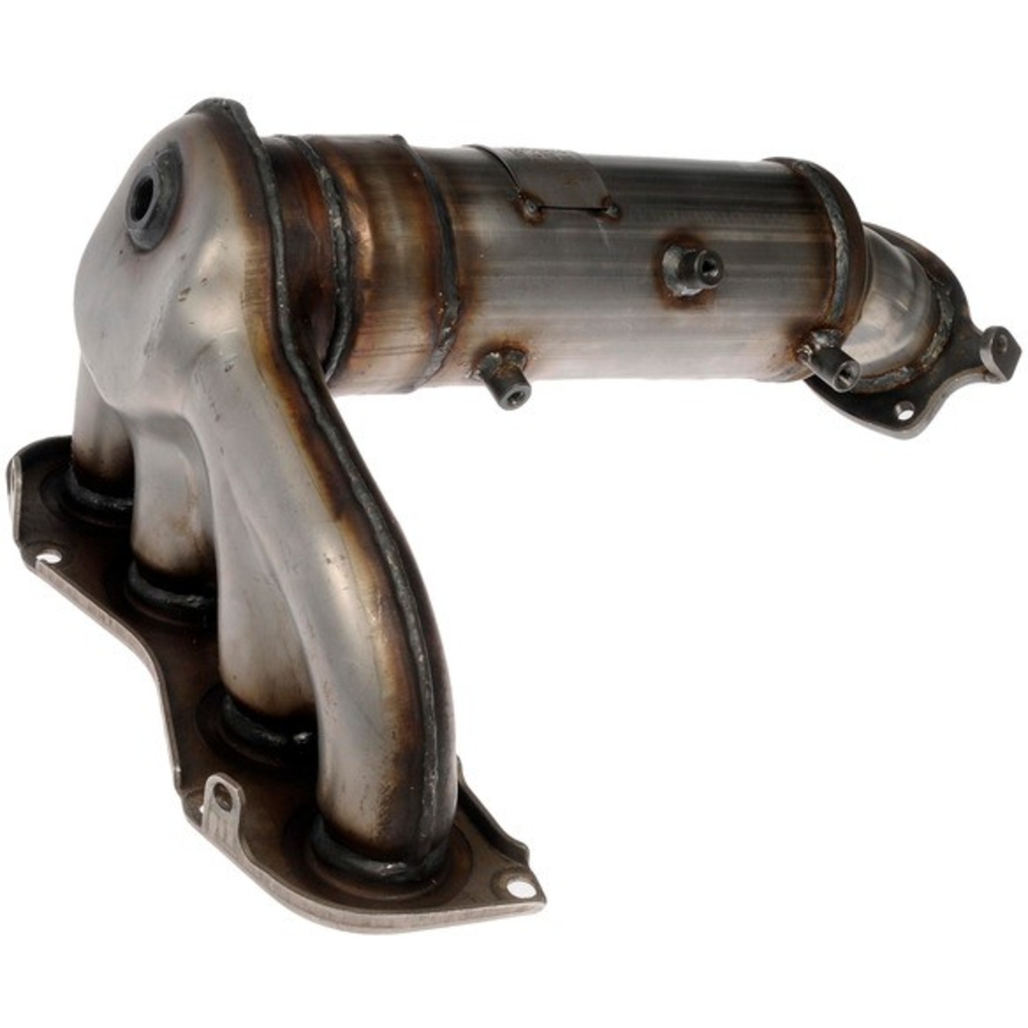 673-314 Catalytic Converter, 2.4L, 4Cyl, CARB and Federal EPA Standards, 50-state Legal, OE Solutions Series, Direct Fit - Dorman Exhaust Manifold 673-314 - Manifold Converter - CARB Compliant - Manifold Converter - CARB Compliant - Catalytic Converter - Exhaust Manifold - This catalytic converter with integrated exhaust manifold - a.k.a. manifold converter - is precision-engineered to match the original equipment on specific vehicle years, makes and models for a reliable replacement. - Toyota Camry 2006-03