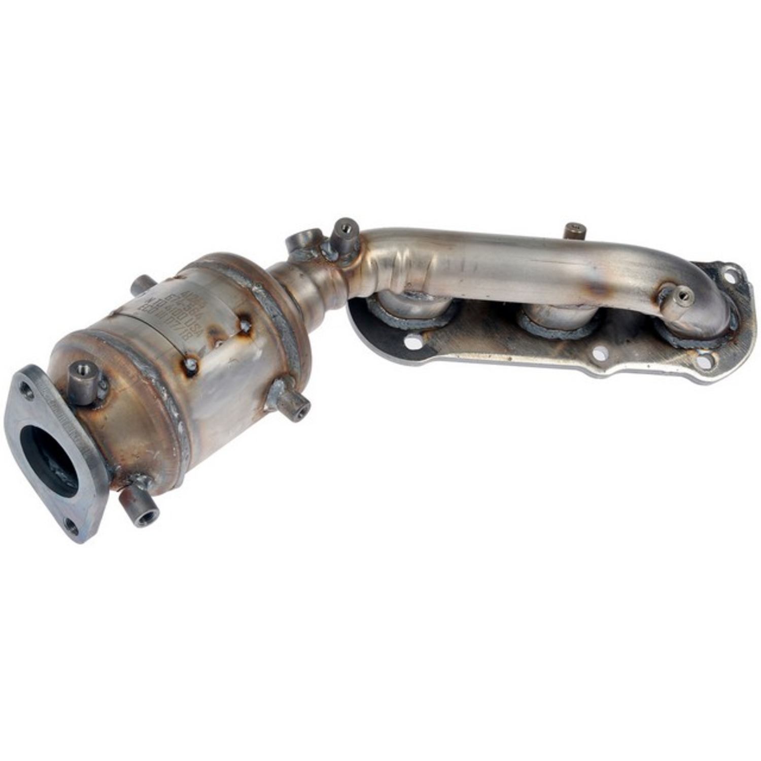 673-564 Passenger Side Catalytic Converter, 3.8L, 6Cyl, CARB and Federal EPA Standards, 50-state Legal, OE Solutions Series, Direct Fit - Dorman Exhaust Manifold 673-564 - Manifold Converter - CARB Compliant - Manifold Converter - CARB Compliant - Catalytic Converter - Exhaust Manifold - This catalytic converter with integrated exhaust manifold - a.k.a. manifold converter - is precision-engineered to match the original equipment on specific vehicle years, makes and models for a reliable replacement. - Hyundai Genesis 2015-12, Kia K900 2017-16