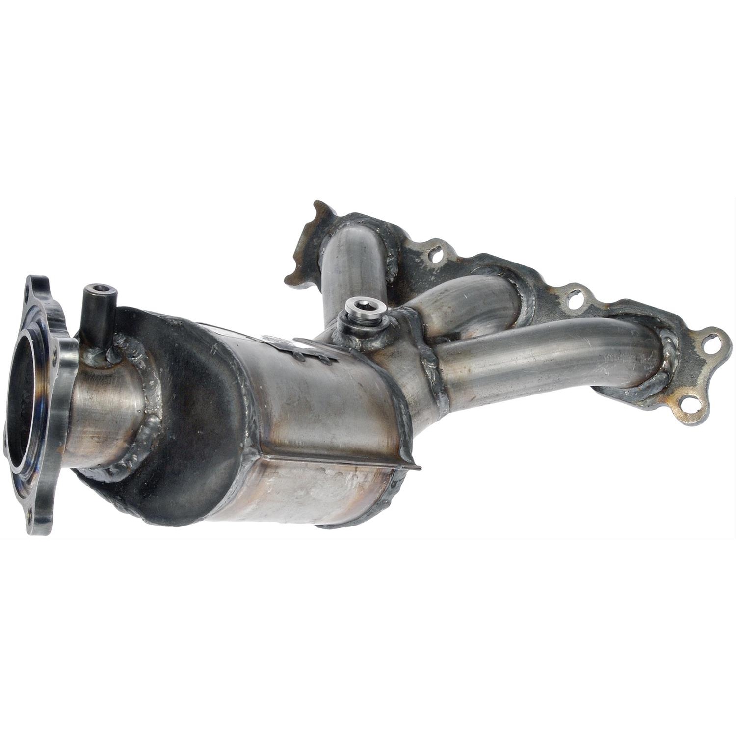 674-123 Passenger Side Catalytic Converter, 3.2L, 6Cyl, Federal EPA Standard, 46-State Legal (Cannot ship to CA, CO, NY or ME), OE Solutions Series, Direct Fit - Dorman Exhaust Manifold 674-123 - Manifold Converter - Not CARB Compliant - Catalytic Converter - Exhaust Manifold - This catalytic converter with integrated exhaust manifold - a.k.a. manifold converter - is precision-engineered to match the original equipment on specific vehicle years, makes and models for a reliable replacement. - Land Rover LR2 2012-08, Volvo S80 2010-07, Volvo V70 2010-08, Volvo XC60 2010, Volvo XC70 2010-08