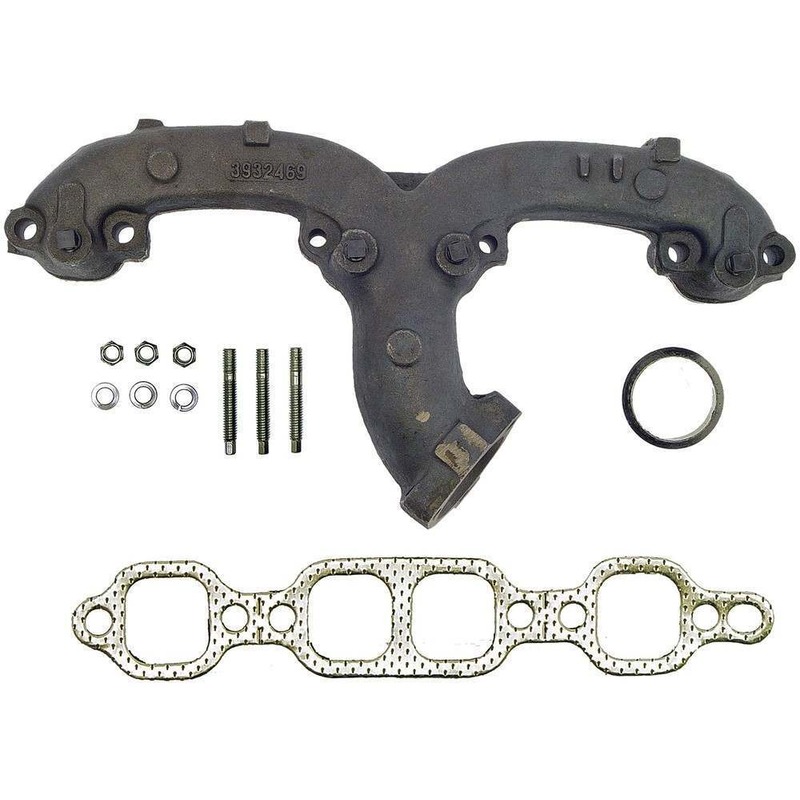 674-201 Driver Side Exhaust Manifold, OE Solutions Series - Direct Fit Exhaust Manifold: Without Heat Shield - Dorman 674-201 Driver Side Exhaust Manifold Kit - Includes Required Gaskets and Hardware Compatible with Select Chevrolet / GMC Models - Dorman Exhaust Manifold 674-201 - Exhaust Manifold Kit - Includes Required Gaskets And Hardware - Exhaust Manifold Kit - Includes Required Gaskets And Hardware - Exhaust Header - This exhaust manifold was precision-engineered and durably manufactured to match the fit and function of the original manifold on specified vehicles. It includes all necessary gaskets and downpipe hardware for a complete repair. - Chevrolet 1972-69, GMC 1972-69