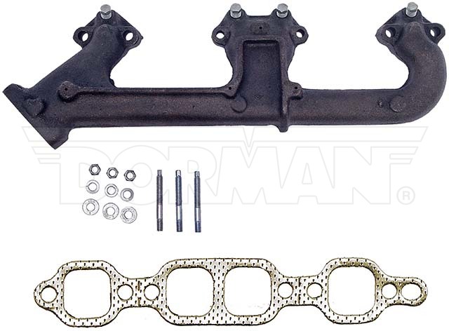 674-202 Passenger Side Exhaust Manifold, OE Solutions Series - Direct Fit Exhaust Manifold: Without Heat Shield - Dorman 674-202 Passenger Side Exhaust Manifold Kit - Includes Required Gaskets and Hardware Compatible with Select Models - Dorman Exhaust Manifold 674-202 - Exhaust Manifold Kit - Includes Required Gaskets And Hardware - Exhaust Manifold Kit - Includes Required Gaskets And Hardware - Exhaust Header - This exhaust manifold was precision-engineered and durably manufactured to match the fit and function of the original manifold on specified vehicles. It includes all necessary gaskets and downpipe hardware for a complete repair. - Buick 1979-77, Chevrolet 1988-73, GMC 1988-73, Oldsmobile 1979-77, Pontiac 1981-77