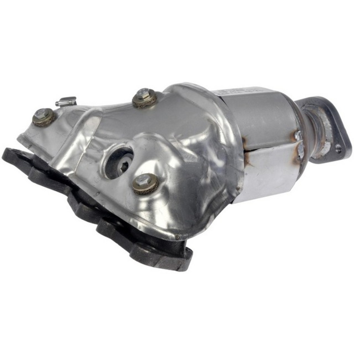 674-259 Rear Catalytic Converter, 3.3L, 6Cyl, Federal EPA Standard, 46-State Legal (Cannot ship to CA, CO, NY or ME), OE Solutions Series, Direct Fit - Catalytic Converter - with Integrated Exhaust Manifold - Dorman Exhaust Manifold 674-259 - Manifold Converter - Not CARB Compliant - Catalytic Converter - Exhaust Manifold - This catalytic converter with integrated exhaust manifold - a.k.a. manifold converter - is precision-engineered to match the original equipment on specific vehicle years, makes and models for a reliable replacement. - Hyundai Azera 2017-12, Kia Cadenza 2016-14, Kia Sedona 2018-15 - Manifold Converter - Not Carb Compliant - Not For Sale - NY - CA - ME