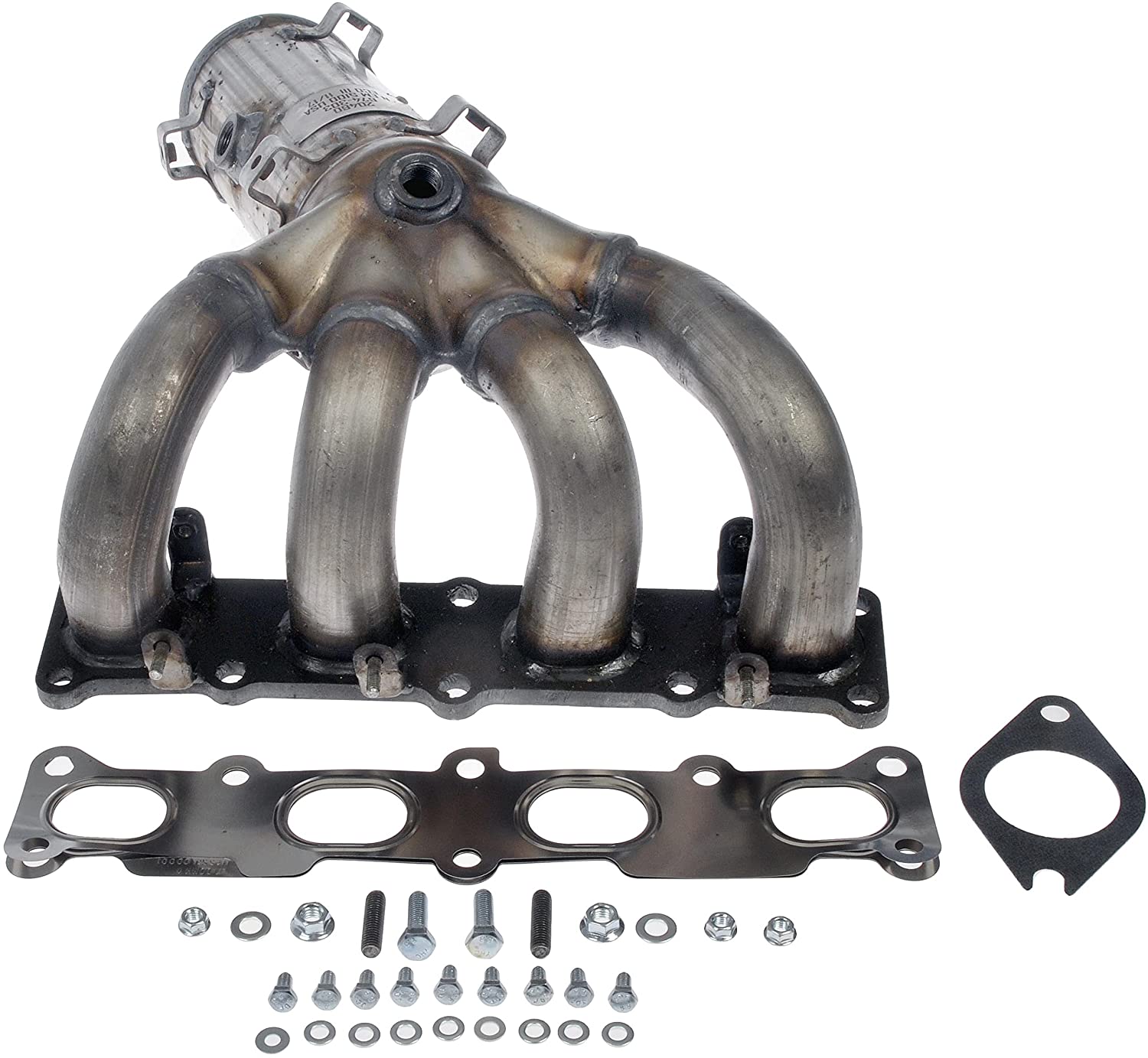 674-303 Catalytic Converter, Federal EPA Standard, 46-State Legal (Cannot ship to CA, CO, NY or ME), OE Solutions Series, Direct Fit - Catalytic Converter with Integrated Exhaust Manifold - Dorman 674-303 Manifold Converter - Not CARB Compliant Compatible with Select Models (Made in USA) - Dorman Exhaust Manifold 674-303 - Manifold Converter - Not CARB Compliant - Exhaust Manifold - Catalytic Converter - This catalytic converter with integrated exhaust manifold - a.k.a. manifold converter - is precision-engineered to match the original equipment on specific vehicle years, makes and models for a reliable replacement. - Chrysler 2016-15, Dodge 2016-13, Fiat 2017-16, Jeep 2018-14, Ram 2021-15 - Manifold Converter - Not Carb Compliant - Not For Sale - NY - CA - ME