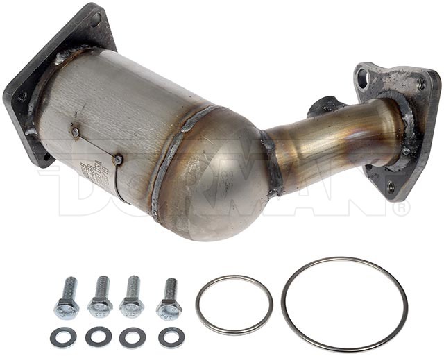 674-488 Rear Catalytic Converter, 3.5L, 6Cyl, Federal EPA Standard, 46-State Legal (Cannot ship to CA, CO, NY or ME), OE Solutions Series, Direct Fit - Catalytic Converter - Pre-Converter - Direct Fit Catalytic Converter: No Fabrication Needed, EPA Compliant - Dorman 674-488 Rear Pre-Catalytic Converter - Not CARB Compliant Compatible with Select Infiniti/Nissan Models (Made in USA) - Dorman Direct Fit Federal Catalytic Converter 674-488 - Preconverter - Pre-Converter - Not CARB Compliant - Exhaust Manifold - This catalytic converter is precision-engineered to match the original equipment fit and function on specific vehicle years, makes and models for a reliable replacement. - Infiniti 2021-13, Nissan 2020-07
