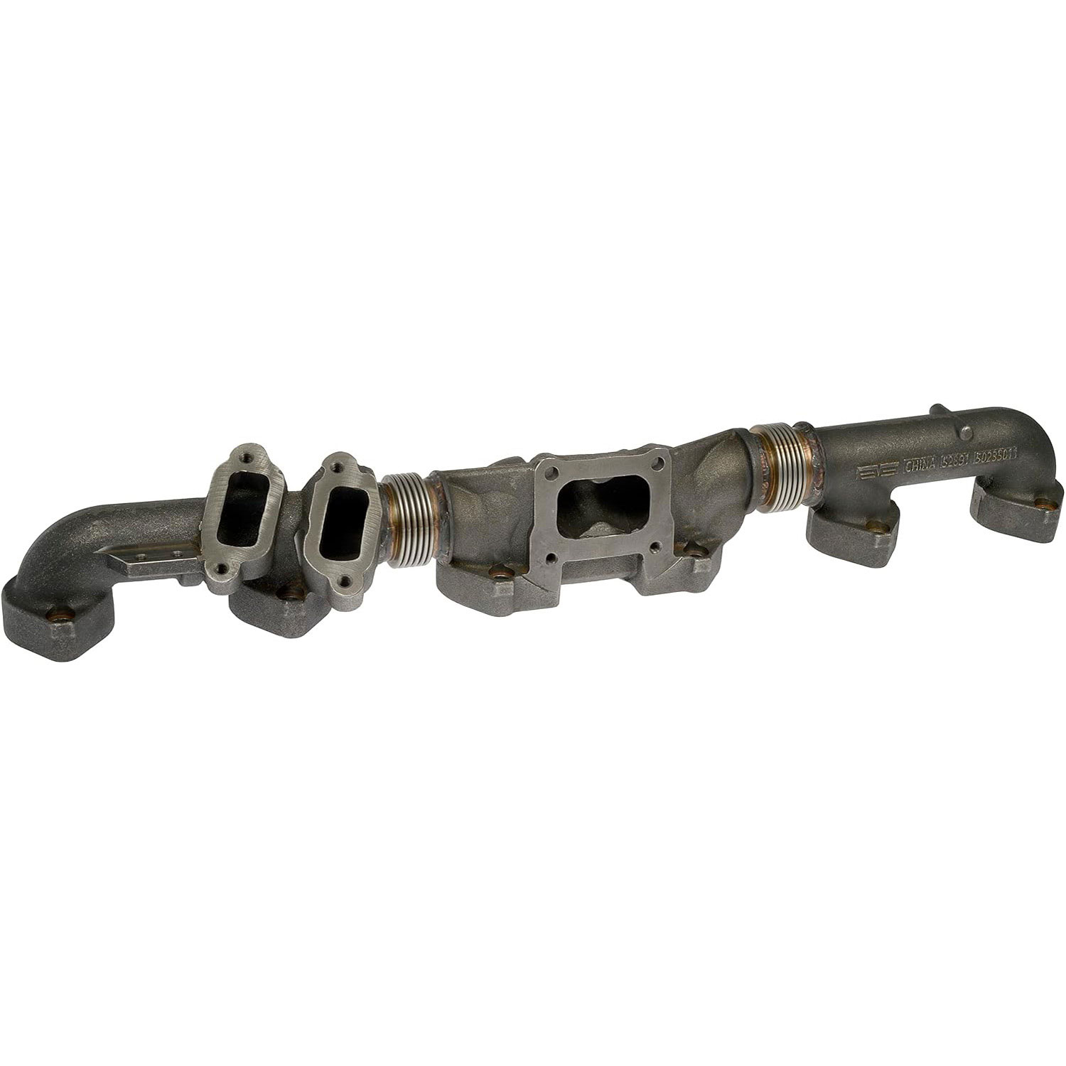 674-5011 Exhaust Manifold, HD Solutions Series - Dorman 674-5011 Exhaust Manifold Compatible with Select Mack/Volvo Models - Dorman Exhaust Manifold 674-5011 - Exhaust Manifold - HD Exhaust Manifold Kit - Exhaust Header - This exhaust manifold was precision-engineered and durably manufactured to match the fit and function of the original manifold on specified vehicles. It includes all necessary gaskets and downpipe hardware for a complete repair. - Mack 2018-08, Volvo 2018-08 - HD Exhaust Manifold Kit