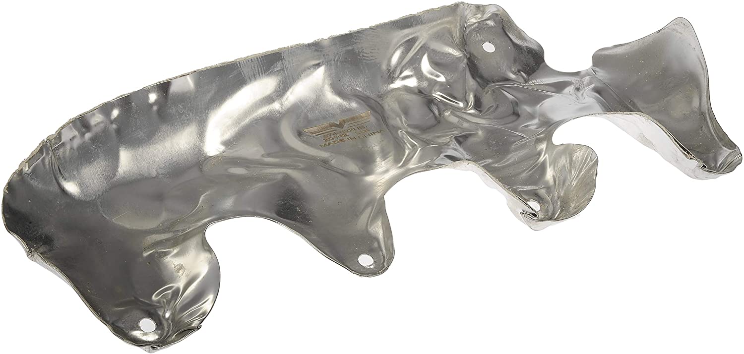 674-522HS Exhaust Heat Shield - Direct Fit - Dorman 674-522HS Driver Side Exhaust Manifold Heat Shield Compatible with Select Models - Dorman Exhaust Manifold Heat Shield 674-522HS - Exhaust Manifold Heat Shield - Heat Shield - Exhaust Manifold Heat Shield - Exhaust Manifold Shield - Header Heat Shield - Exhaust Header Shield - Exhaust Manifold Heat Deflector - Manifold Heat Shield - Replace a loose or missing exhaust manifold heat shield without replacing the manifold itself. This direct replacement heat shield has been dimensionally verified to match the original and undergone material testing to ensure a reliable service life. - General Motors 2017-02