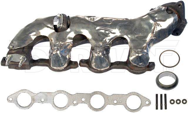 674-525 Passenger Side Exhaust Manifold, OE Solutions Series - Direct Fit Exhaust Manifold: With Heat Shield - Dorman 674-525 Passenger Side Exhaust Manifold Kit - Includes Required Gaskets and Hardware Compatible with Select Cadillac / Chevrolet / GMC Models - Dorman Exhaust Manifold 674-525 - Exhaust Manifold Kit - Includes Required Gaskets And Hardware - Exhaust Manifold Kit - Includes Required Gaskets And Hardware - Exhaust Header - This exhaust manifold was precision-engineered and durably manufactured to match the fit and function of the original manifold on specified vehicles. It includes all necessary gaskets and downpipe hardware for a complete repair. - Cadillac 2002, Chevrolet 2003-99, GMC 2003-99