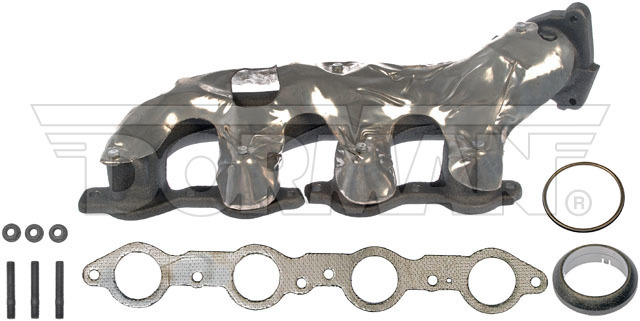 674-732 Passenger Side Exhaust Manifold, OE Solutions Series - Direct Fit Exhaust Manifold: With Heat Shield - Dorman 674-732 Passenger Side Exhaust Manifold Kit - Includes Required Gaskets and Hardware Compatible with Select Models (OE FIX) - DORMAN Exhaust Manifold Kit for Chevrolet - Metallic Gray - Dorman - OE Solutions Exhaust Manifold 674-732 - Exhaust Manifold Kit - Includes Required Gaskets And Hardware - Exhaust Manifold Kit - Includes Required Gaskets And Hardware - Exhaust Header - Certain original equipment exhaust manifolds warp and crack due to lower-grade iron construction. This Dorman OE FIX replacement is made of high-grade ductile iron that better handles heat and stress for greater durability. - General Motors 2020-02